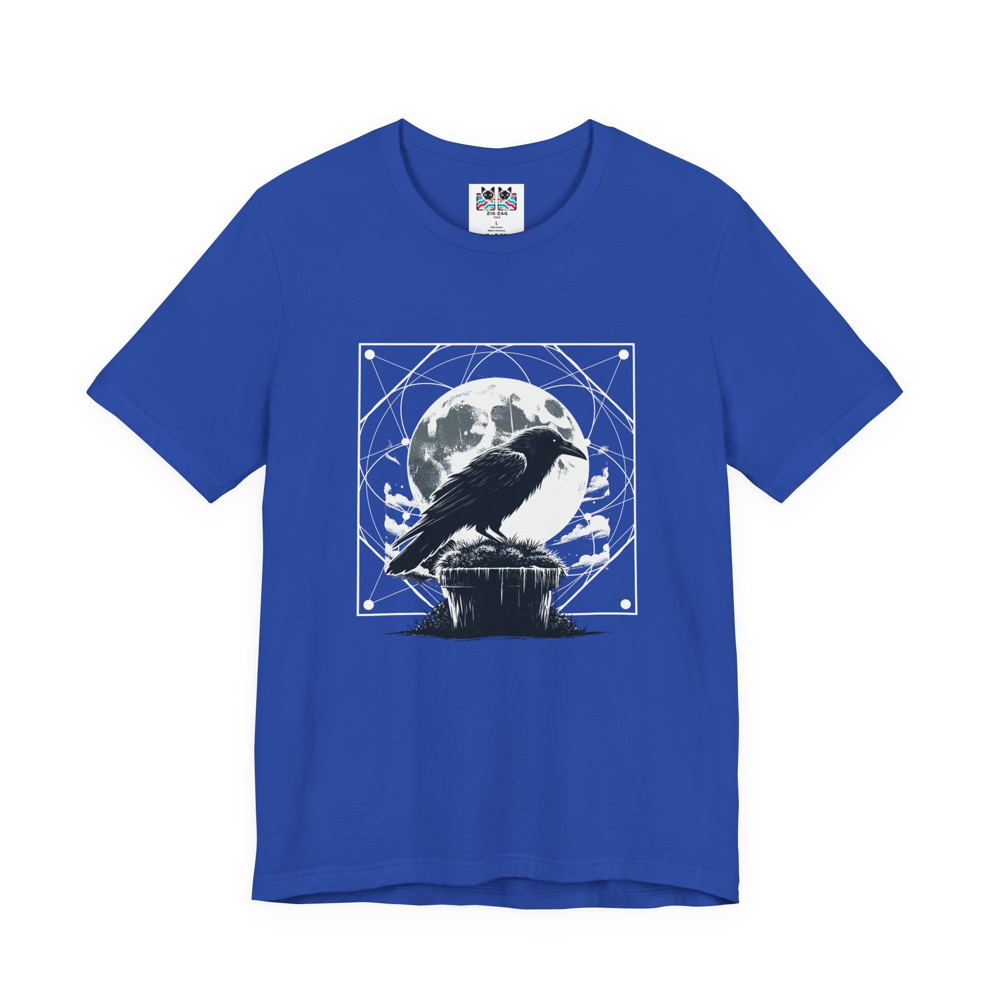 Moonlit Crow Purple Night T-Shirt