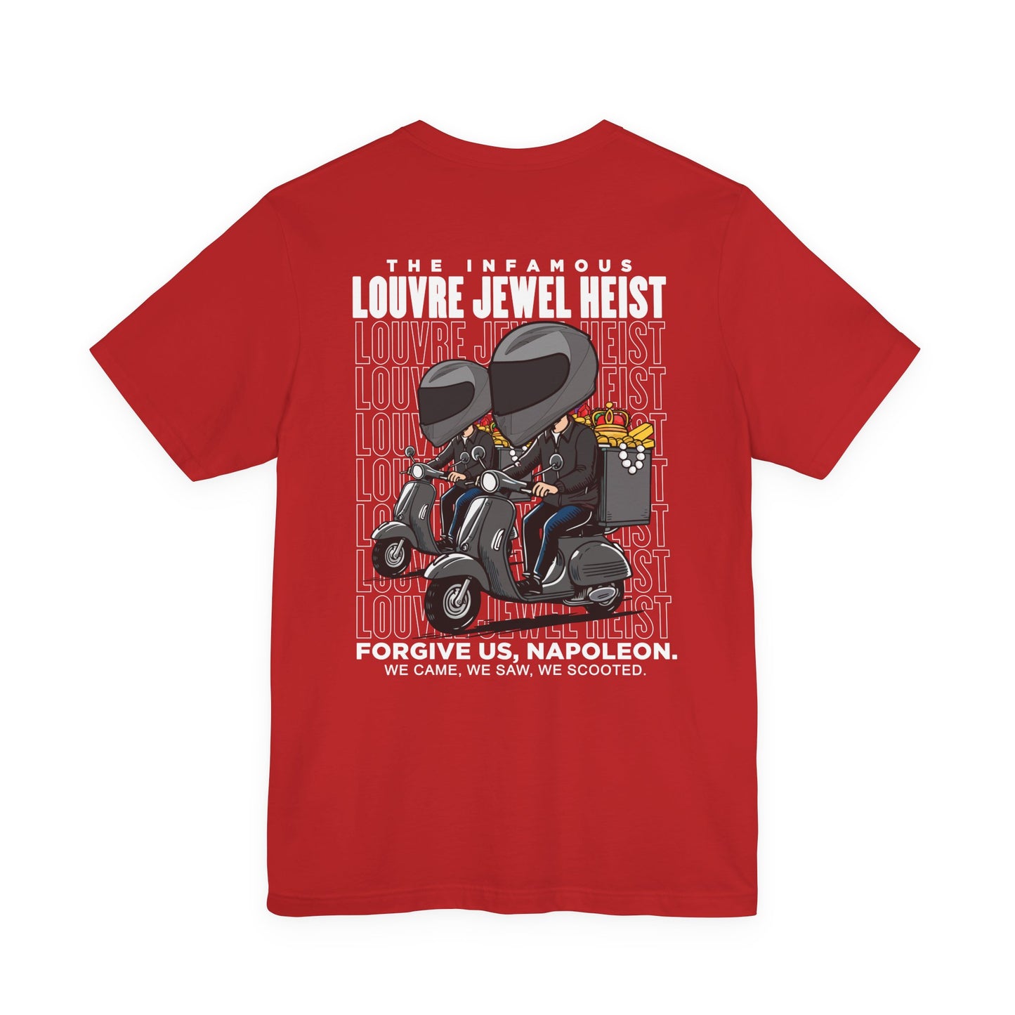 The 7 Minutes Louvre Jewel Heist – Napoleon’s Paris Getaway Tee