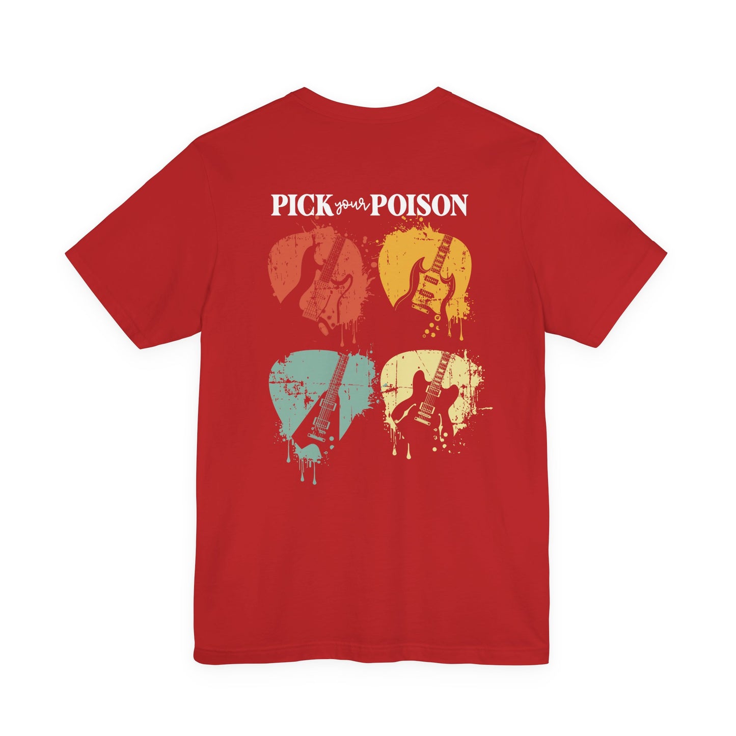 Pick Your Poison – Guitar and Pick Rock T-Shirt