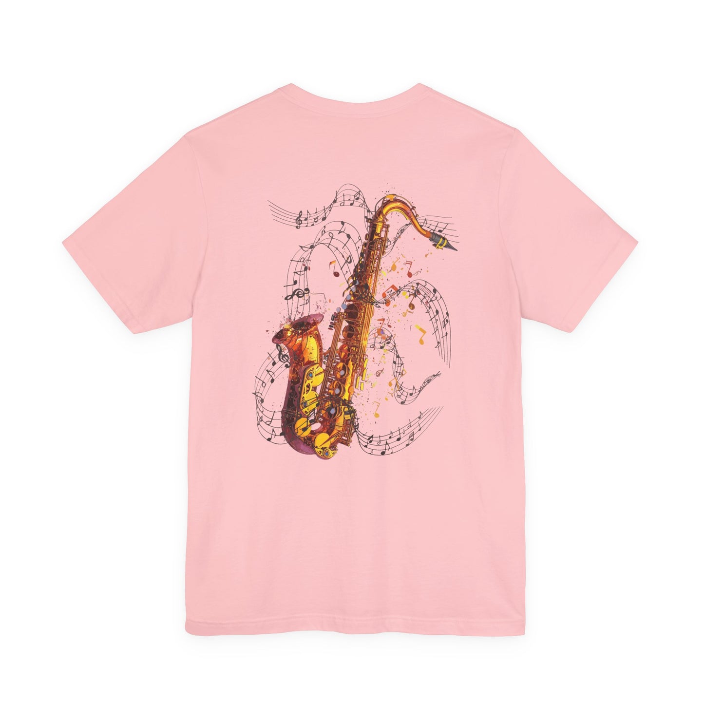 Gold on the Outside Jazz on the Inside Saxophone T-Shirt