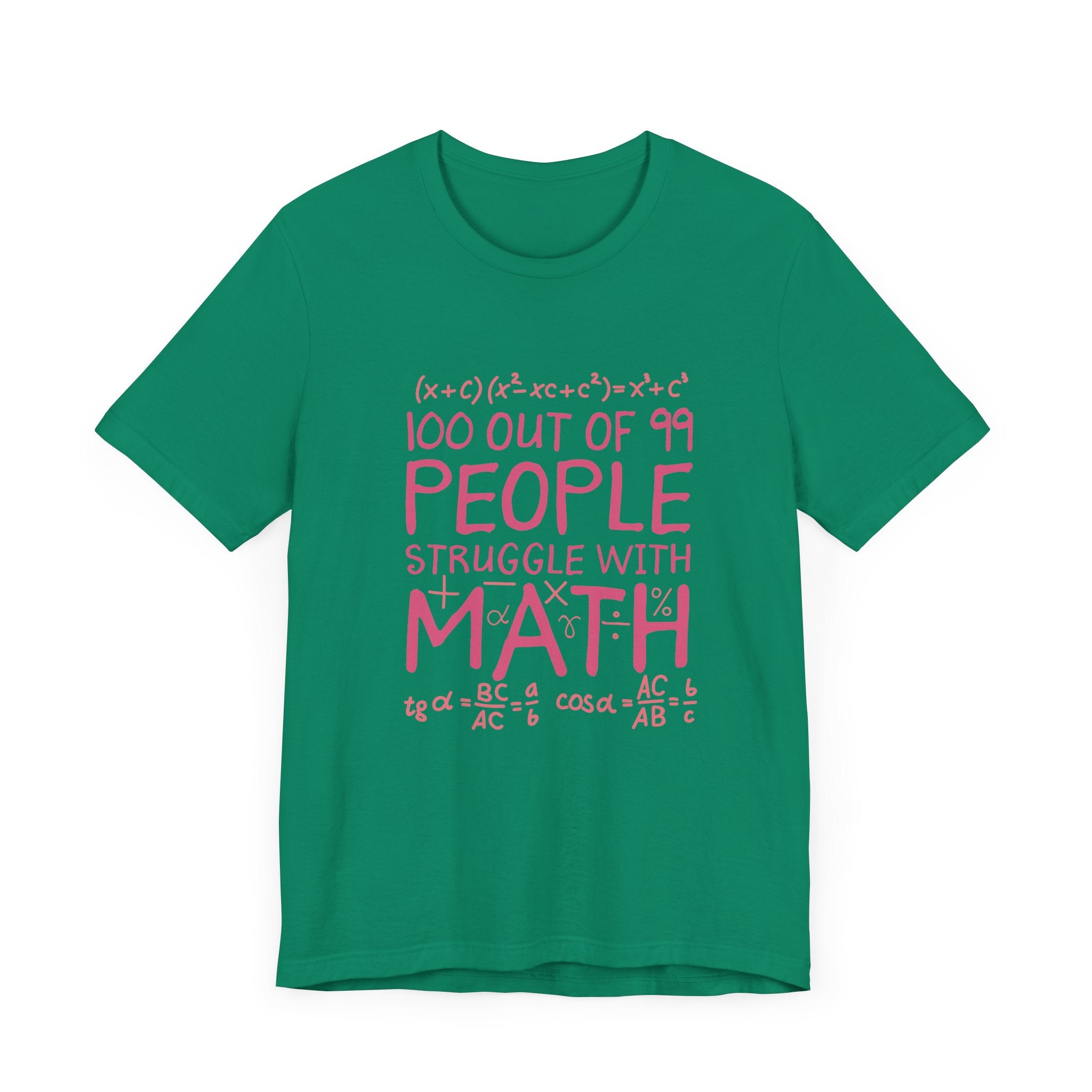 Math Struggle T-Shirt – 100 Out of 99 People Math Joke
