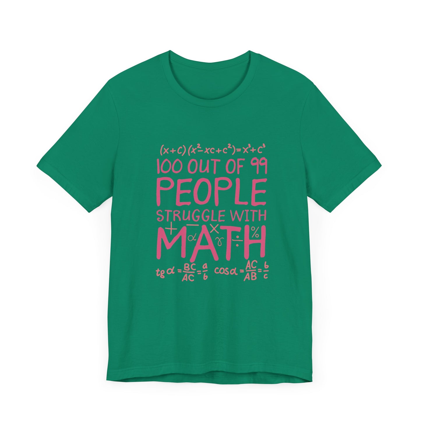 Math Struggle T-Shirt – 100 Out of 99 People Math Joke
