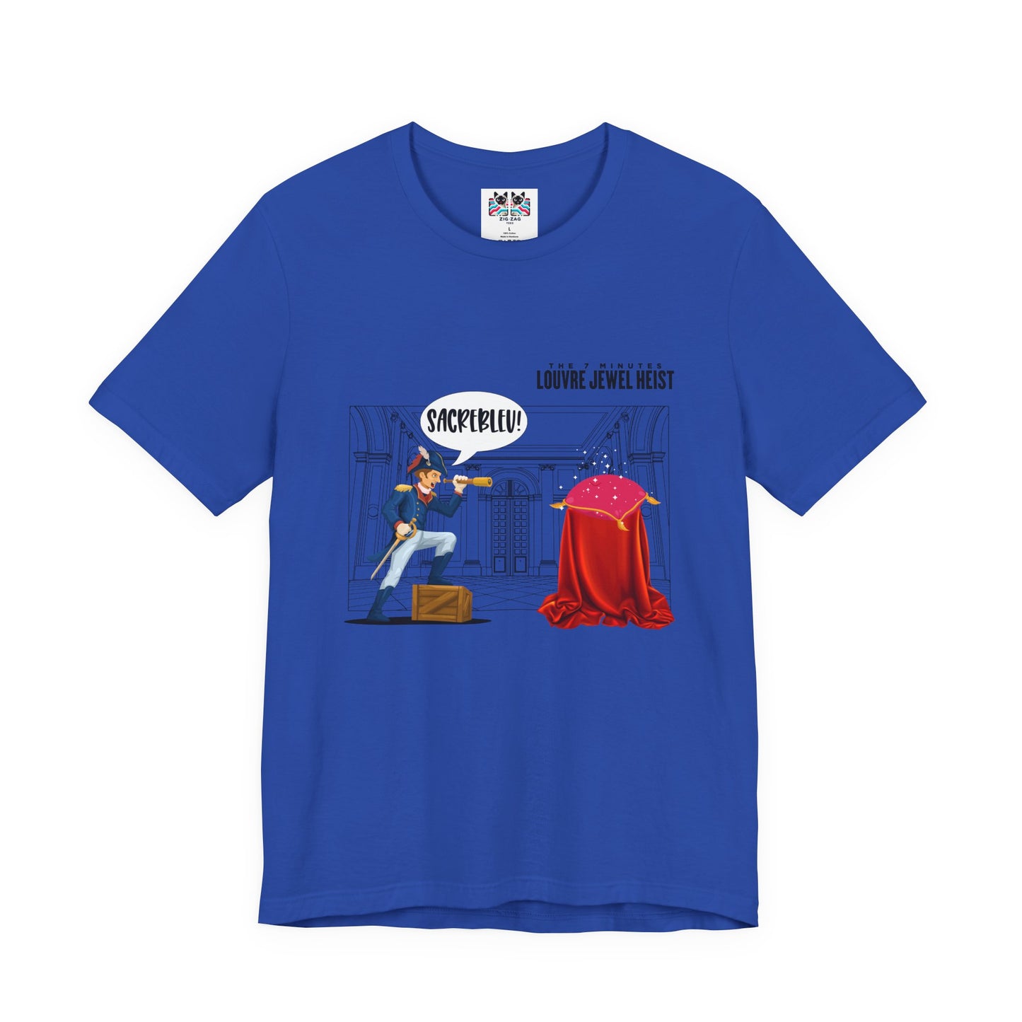 The 7 Minutes Louvre Jewel Heist – Sacrebleu! Paris Museum Caper T-Shirt