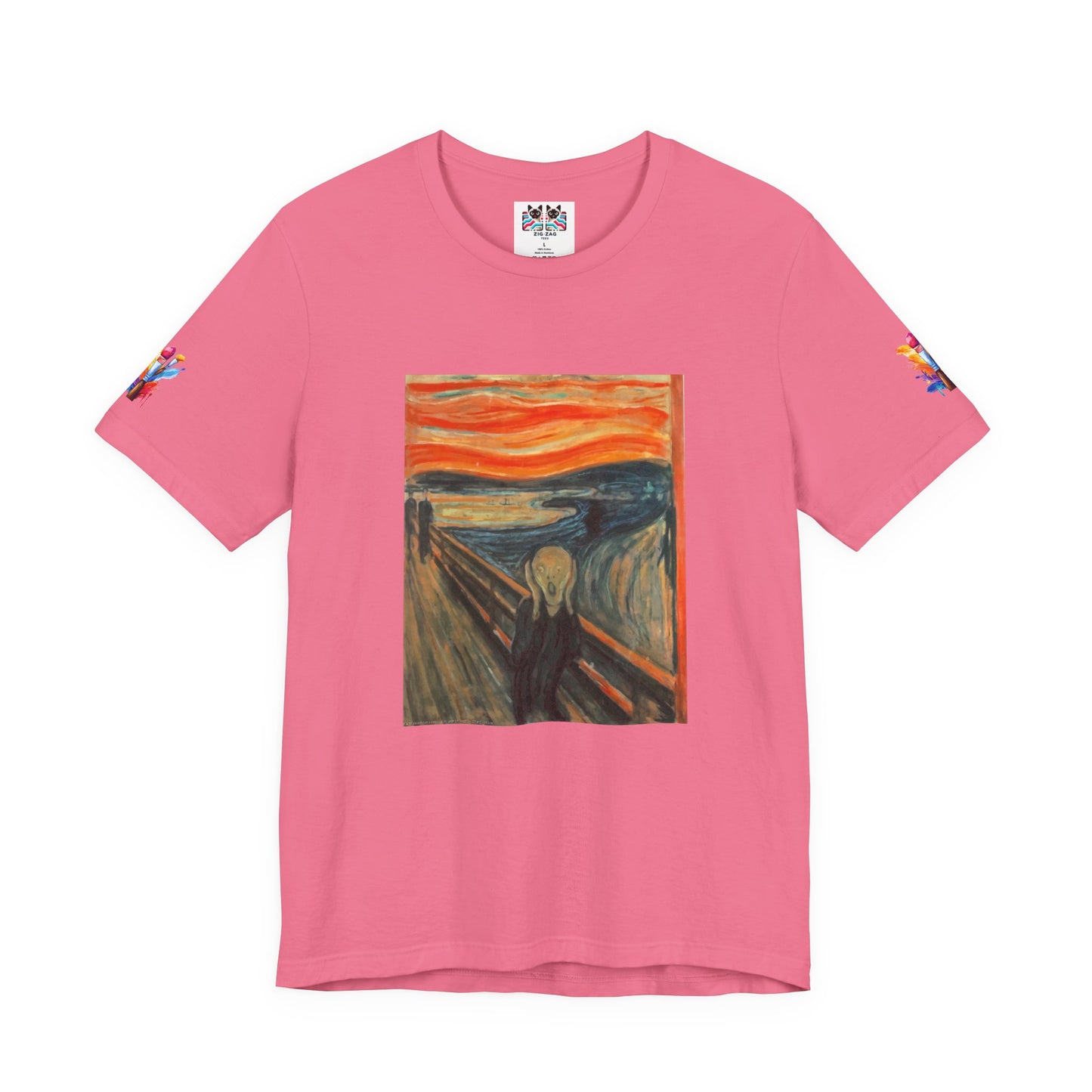 The Scream Art T-Shirt – Edvard Munch Expressionist Masterpiece Graphic Tee