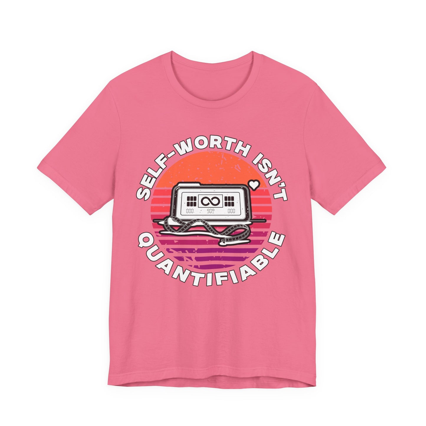 Self Worth Isn’t Quantifiable – Body Positivity Graphic T-Shirt