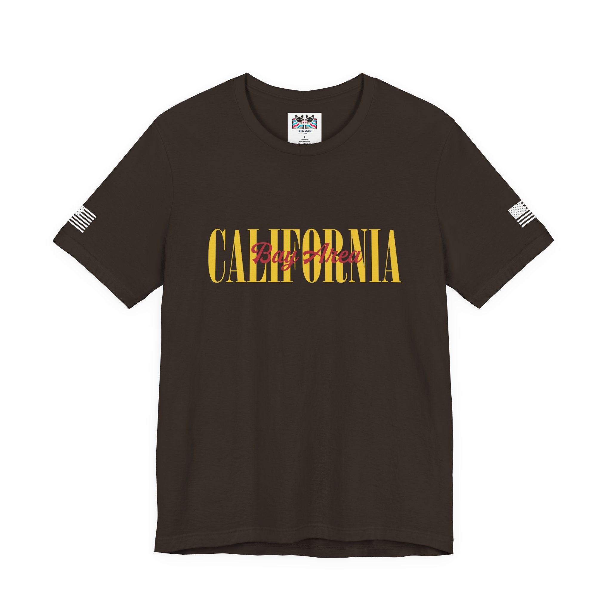 California Bay Area T-Shirt – Bold Varsity Style Graphic Tee