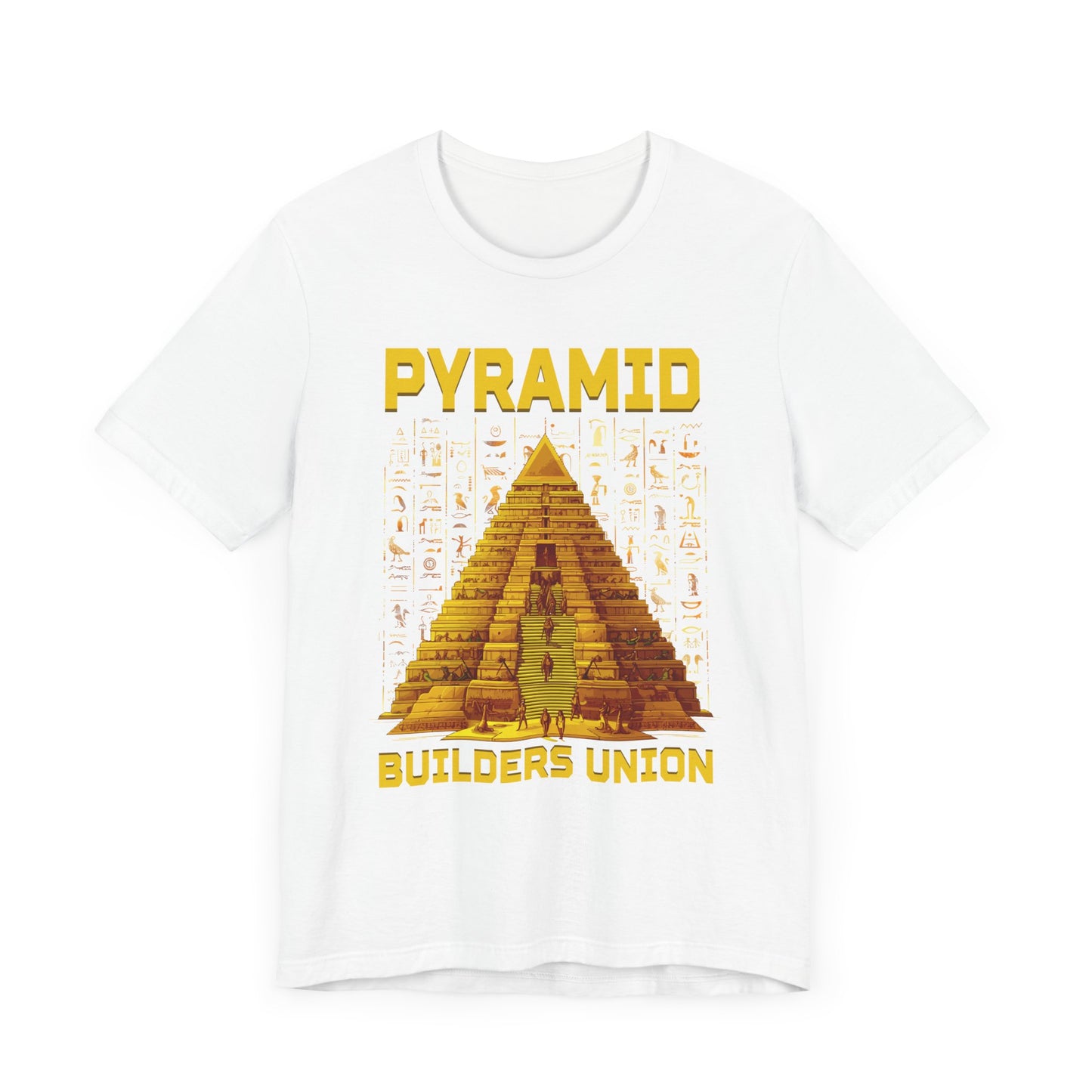 Pyramid Builders Union Tee, Ancient Worker Pride Shirt, Historical Labor Graphic, Egypt Crew Top, Stone by Stone Gift