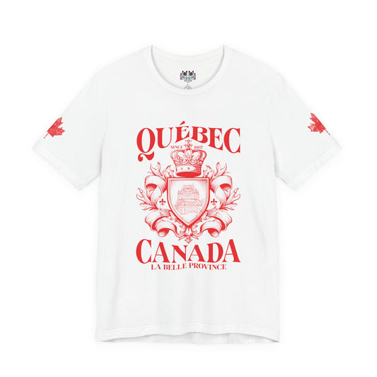 Québec La Belle Province Crest Canada T-Shirt