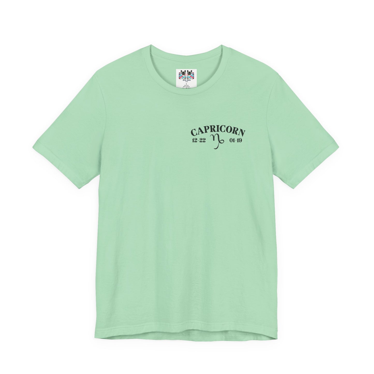 Capricorn Constellation & Floral Zodiac T-Shirt – December 22 to January 19