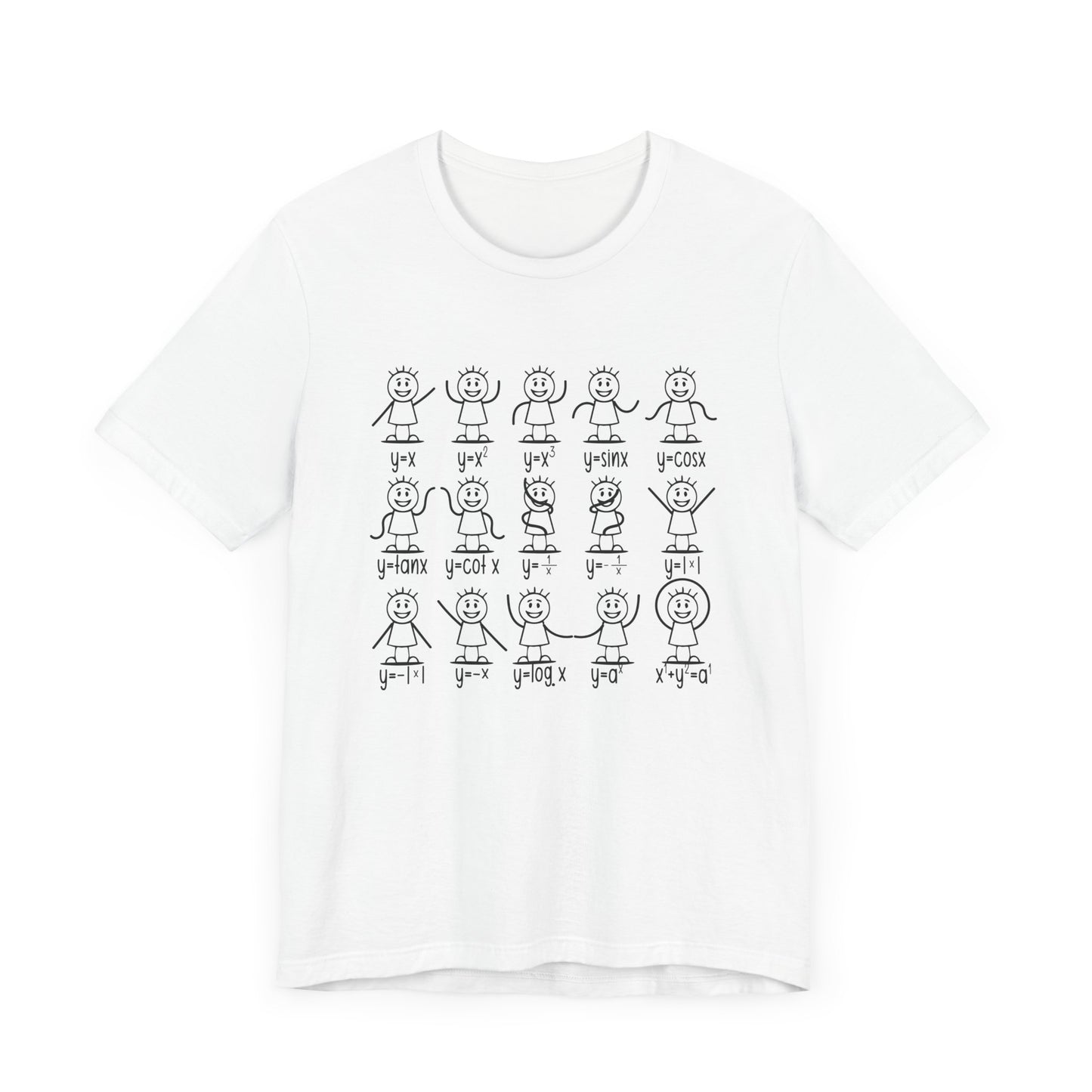 Trigonometry in Action Shirt – Stick Figure Math Humor