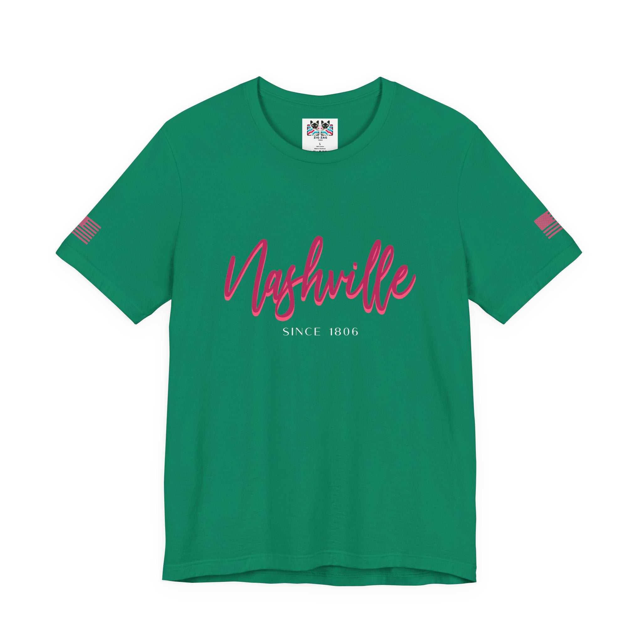 Nashville Since 1806 T-Shirt – Elegant Script Typography Tee