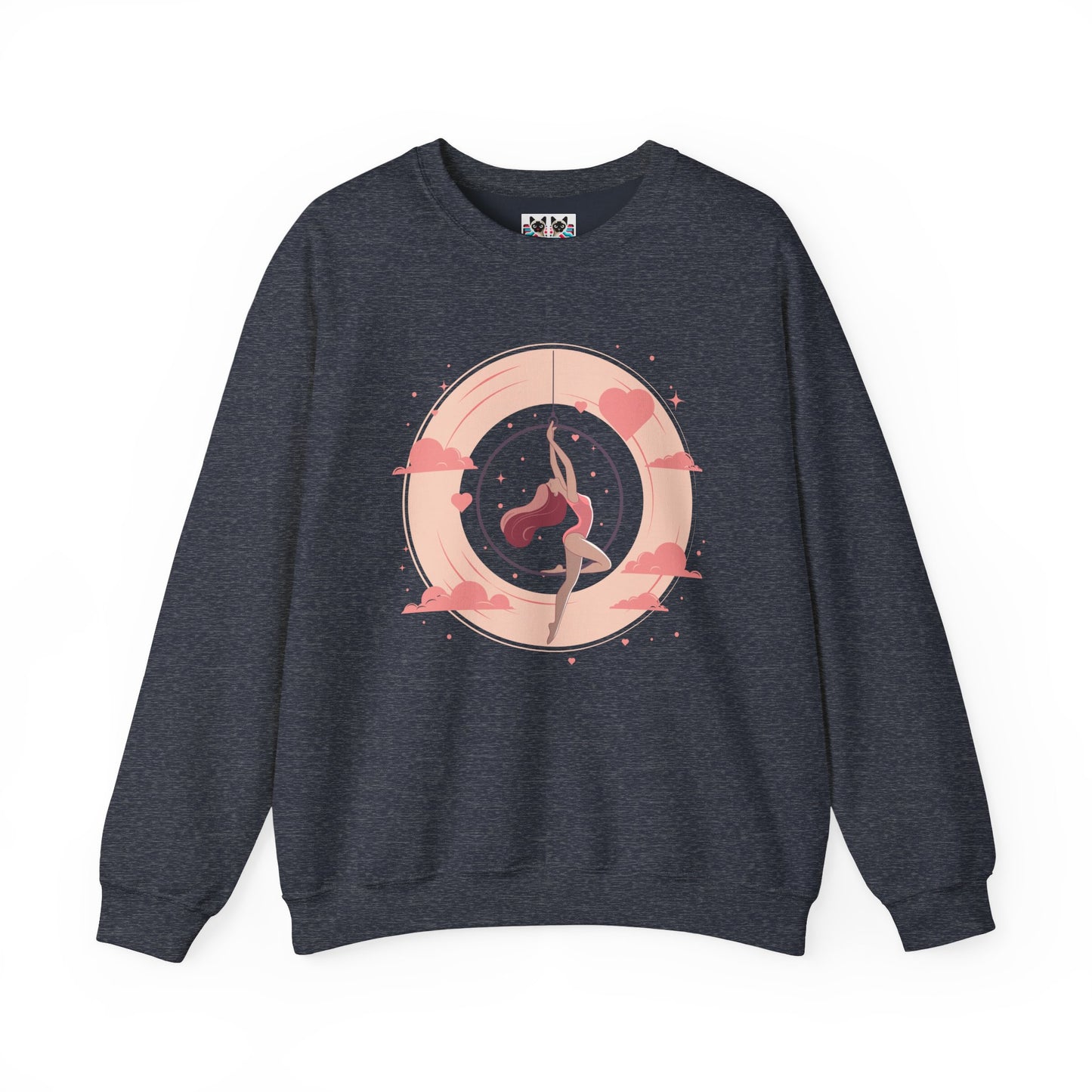 Aerial Hoop Aerialist - Elegant & Artistic Dancer Crewneck Sweatshirt