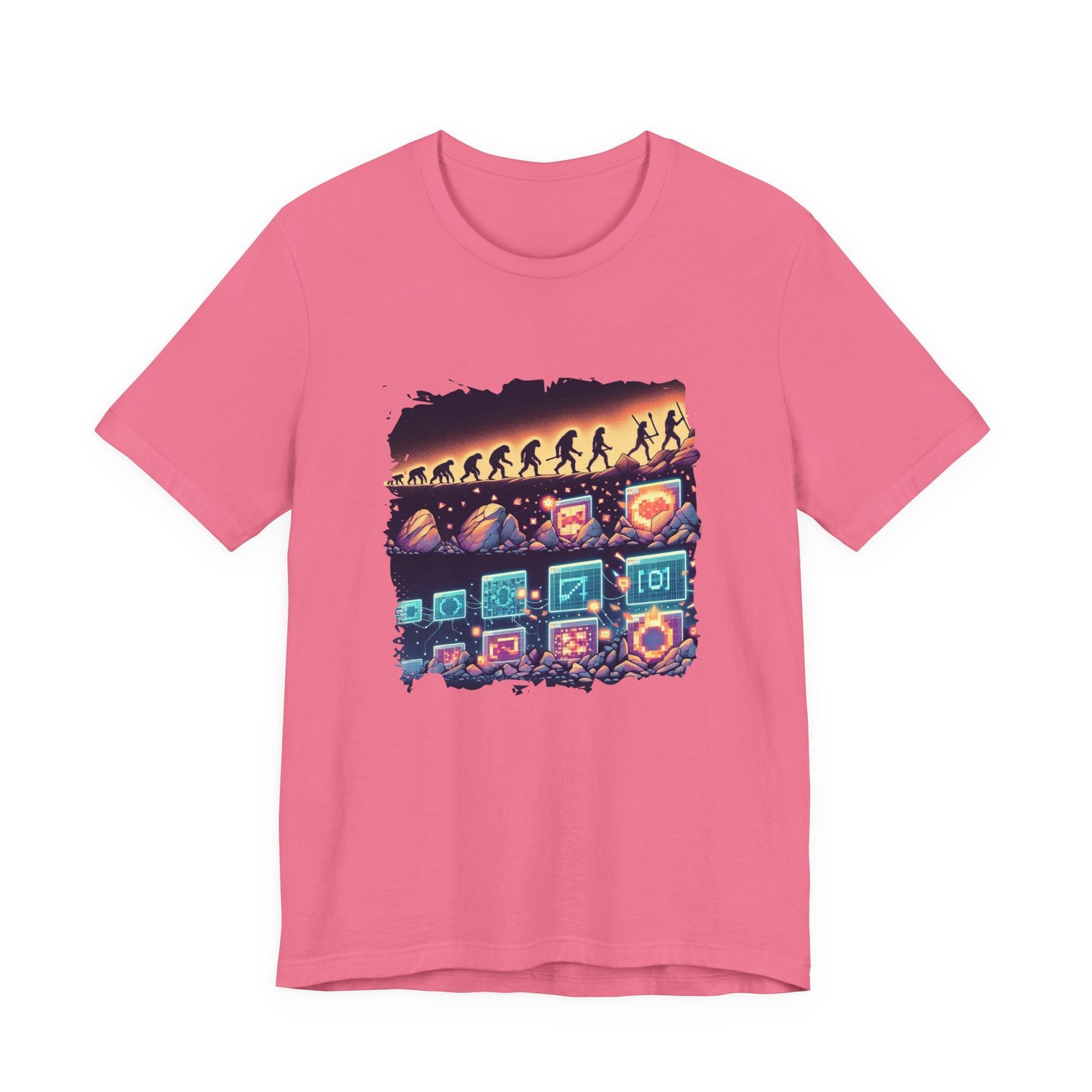 Cave Art to NFTs: The Evolution of Creativity Tshirt