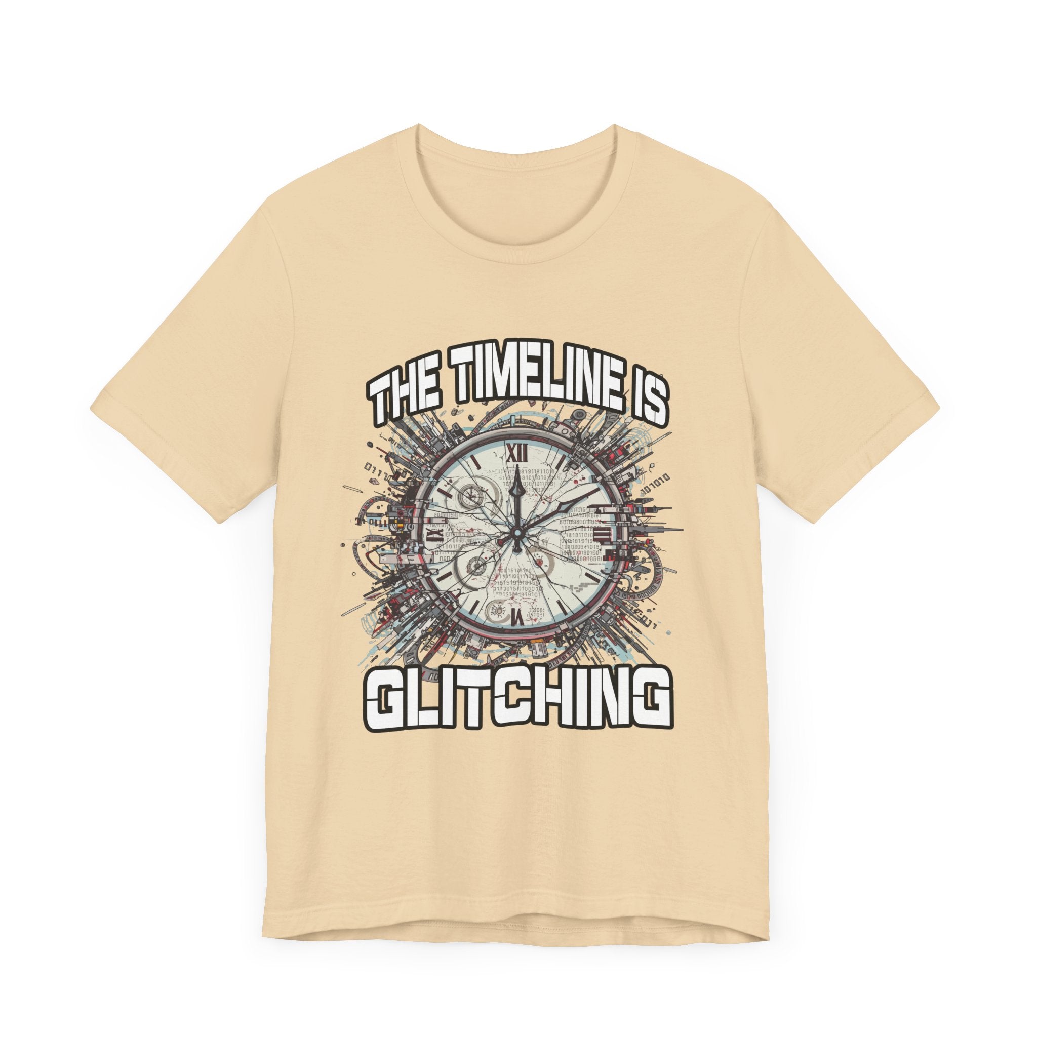 The Timeline is Glitching Tee, Sci-Fi Reality Error Shirt, Alternate Universe Humor Tee, Time Travel Nerd Gift Top