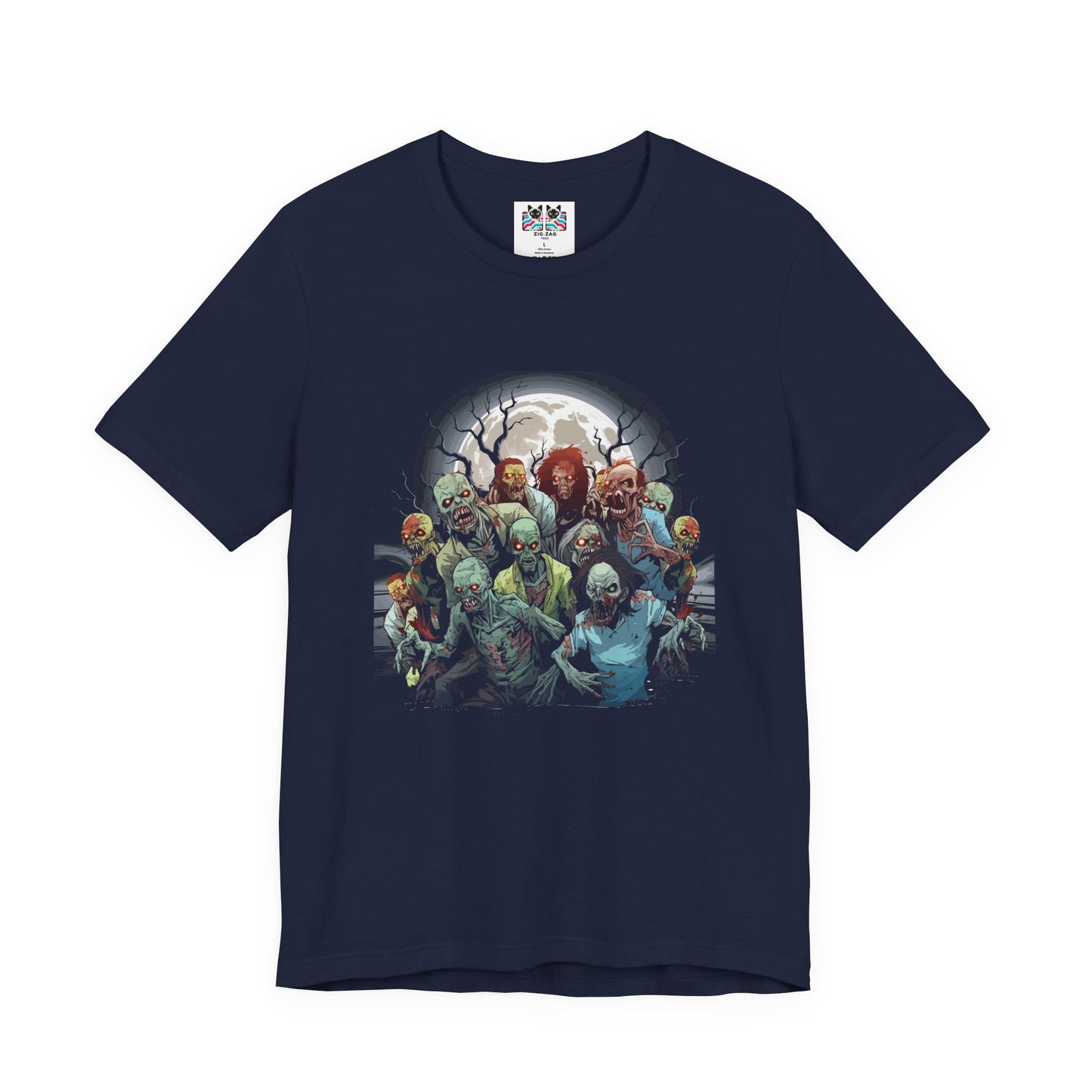 Zombie Horde vs Eldritch Monster Horror T-Shirt