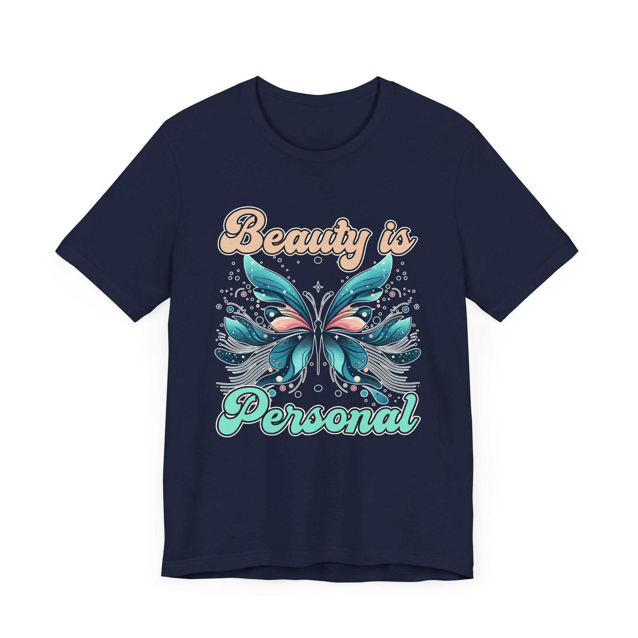 Beauty is Personal | Abstract Butterfly Graphic T-Shirt