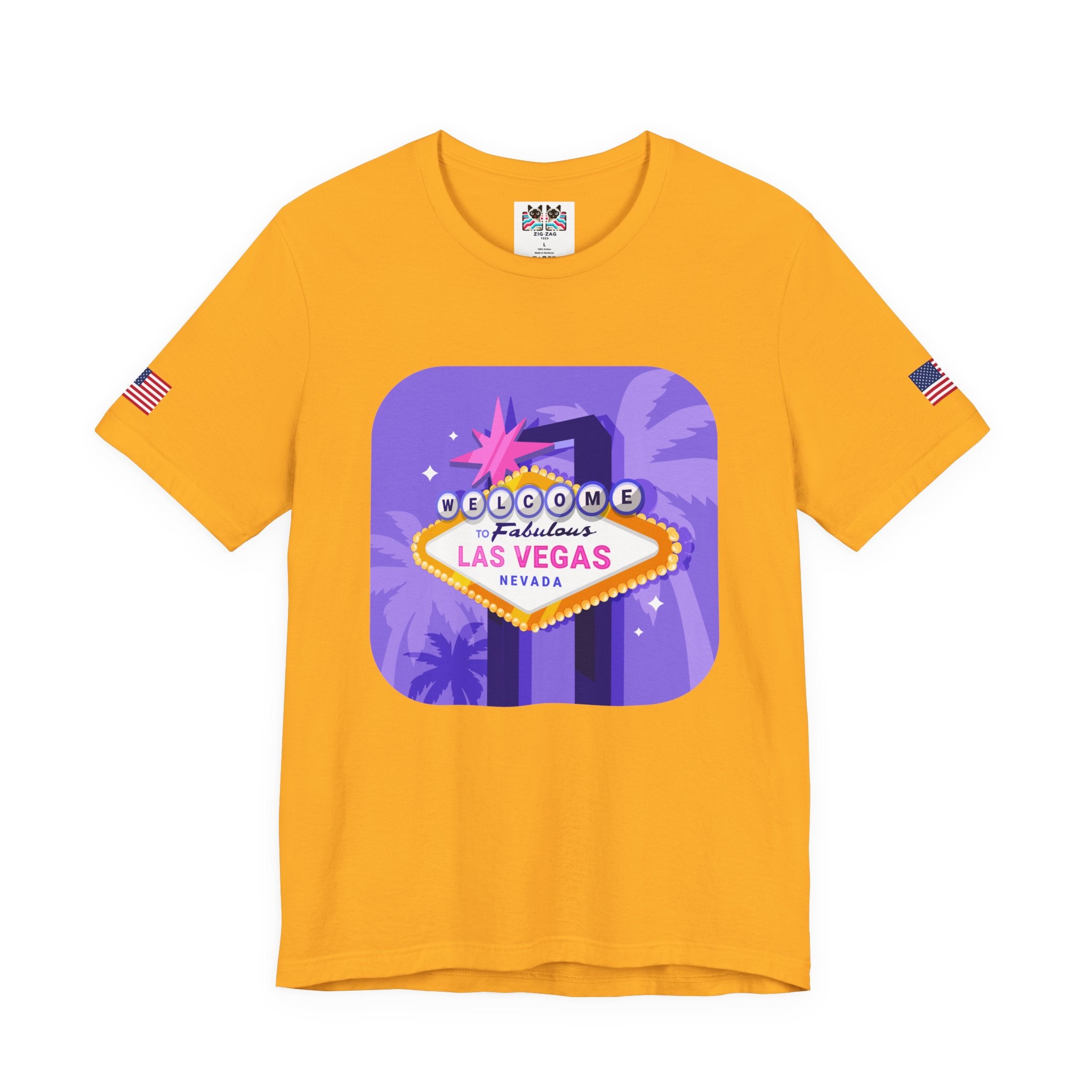 Welcome to Fabulous Las Vegas Nevada Neon Graphic T-Shirt – Vegas Sign Retro Tee