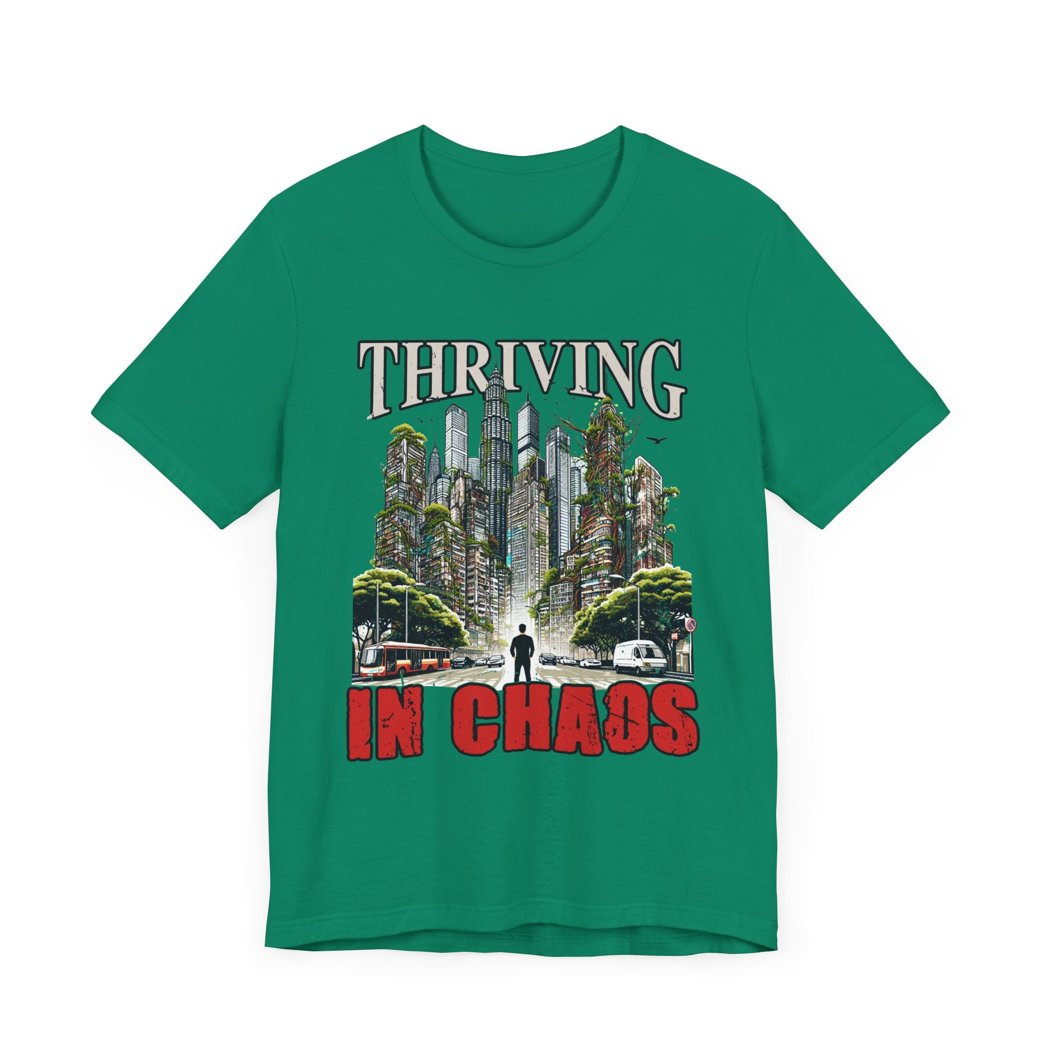 Thriving in Chaos | Resilience & Strength Motivational T-Shirt