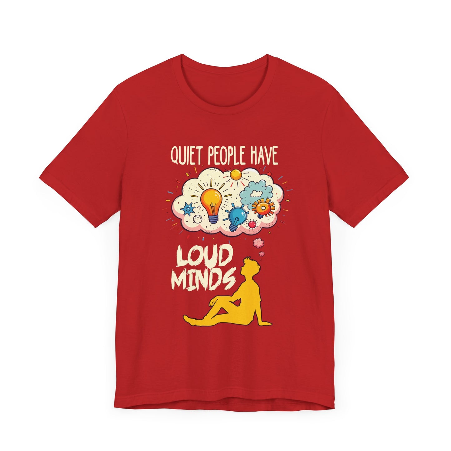 Quiet People Have Loud Minds Tee, Introvert Quote Shirt, Thoughtful Soul Graphic Tee, Depth Over Volume Top, Inner World Gift