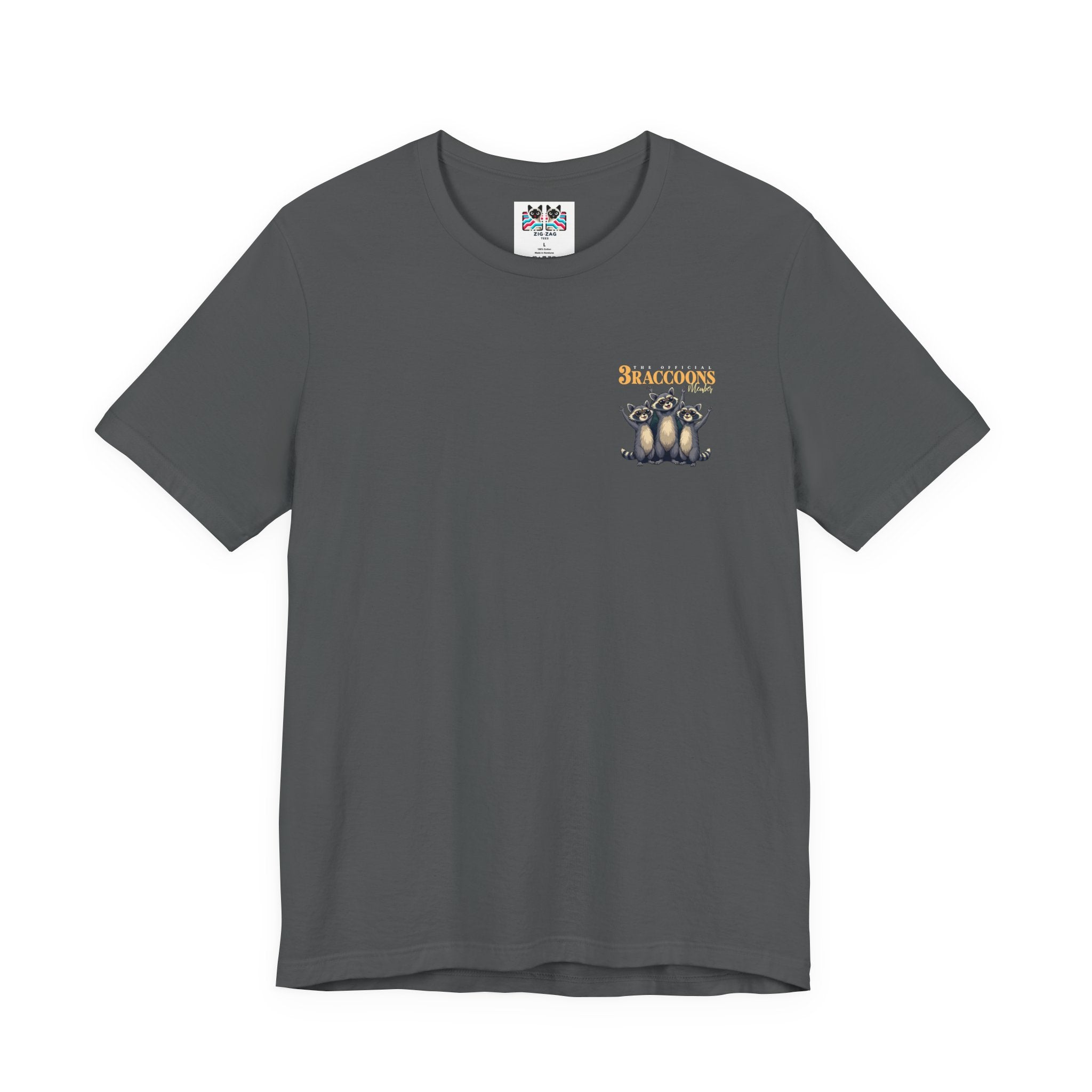 The Classic 3 Raccoon Members T-Shirt – Moonlight Racoon Adventure Graphic