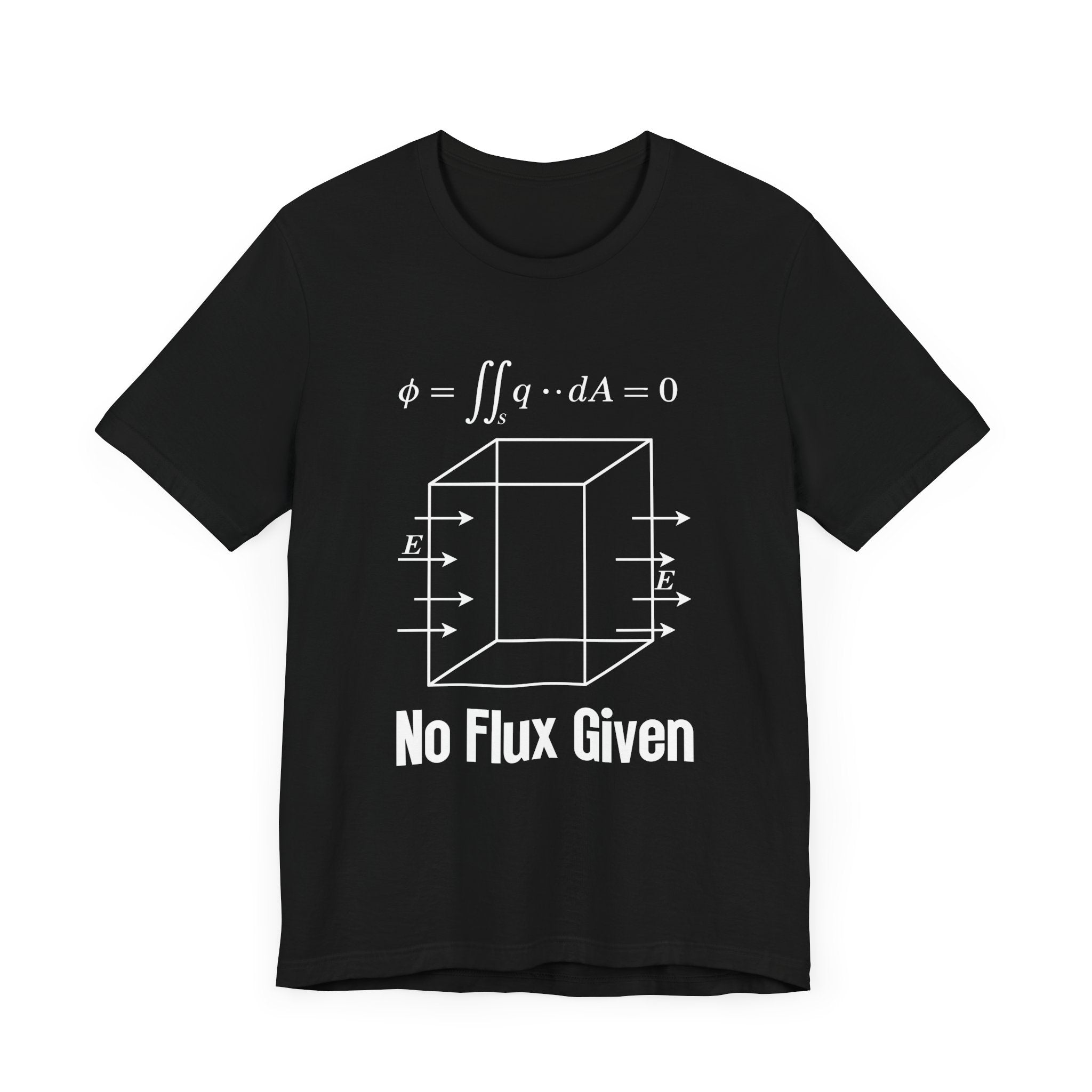 No Flux Given Science T-Shirt – Sarcastic Physics Equation Tee
