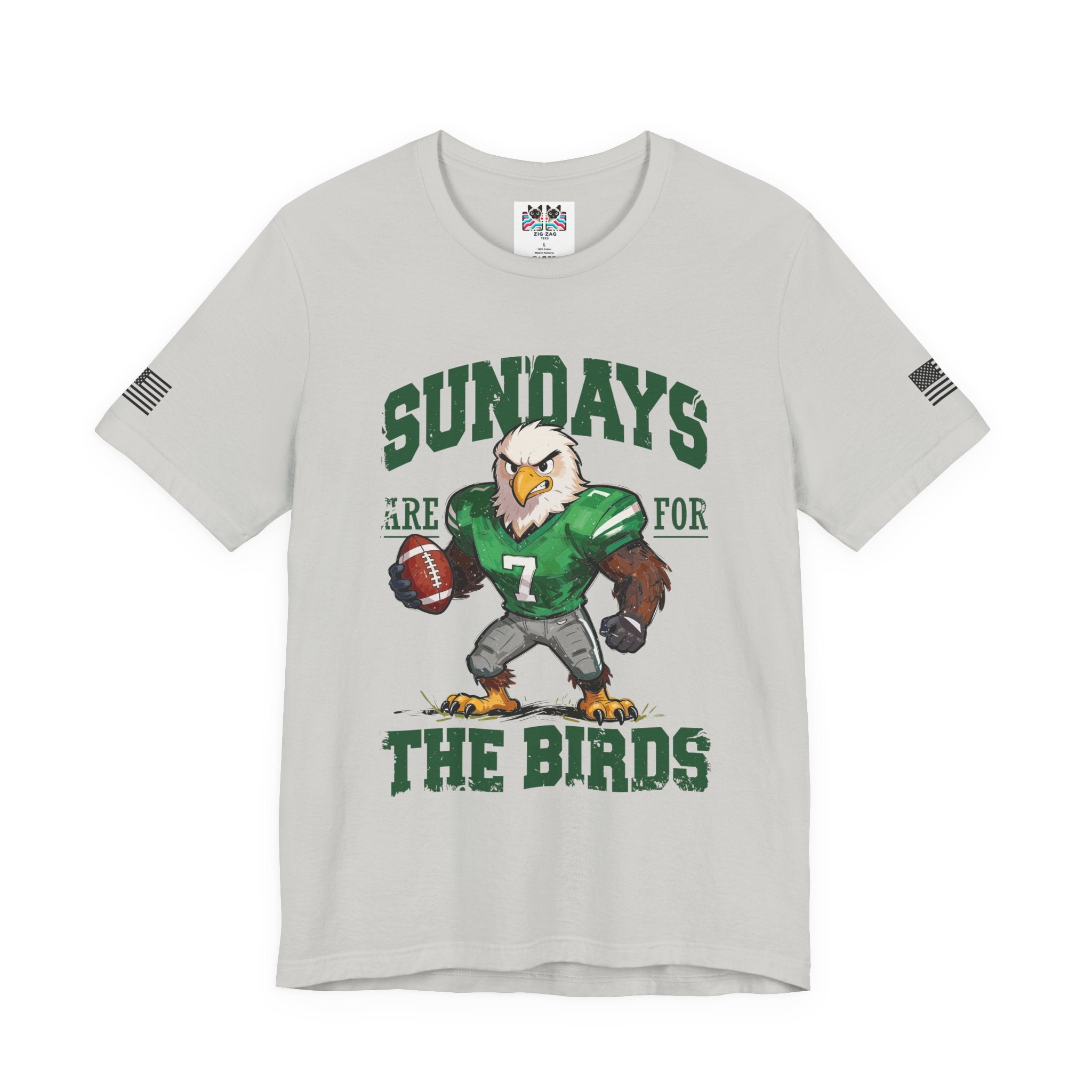 Sundays Are for the Birds T-Shirt – Eagle Football Mascot Cartoon Graphic Tee Philadelphia Fan