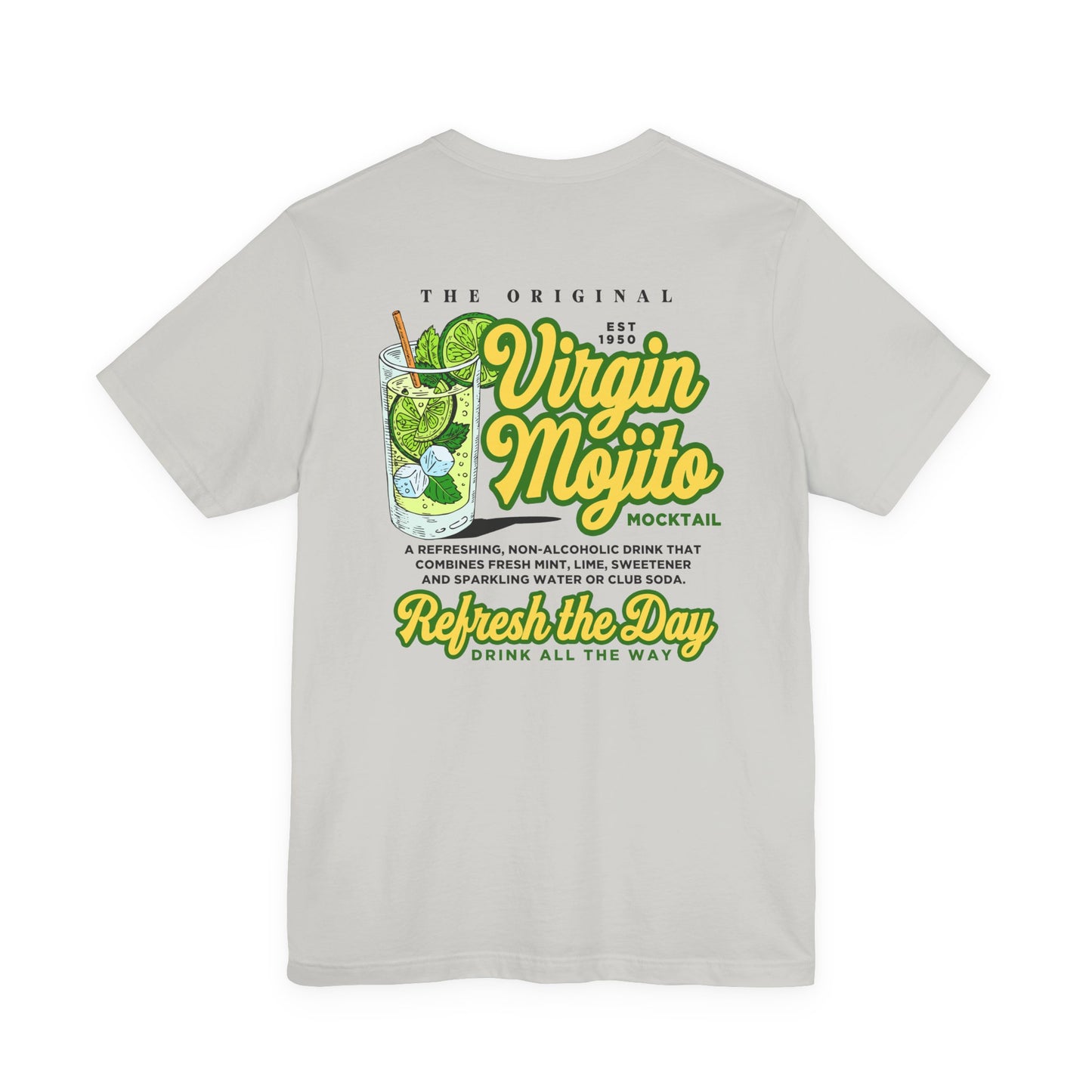Refreshing Virgin Mojito Mocktail T-Shirt – Lime, Mint & Good Vibes