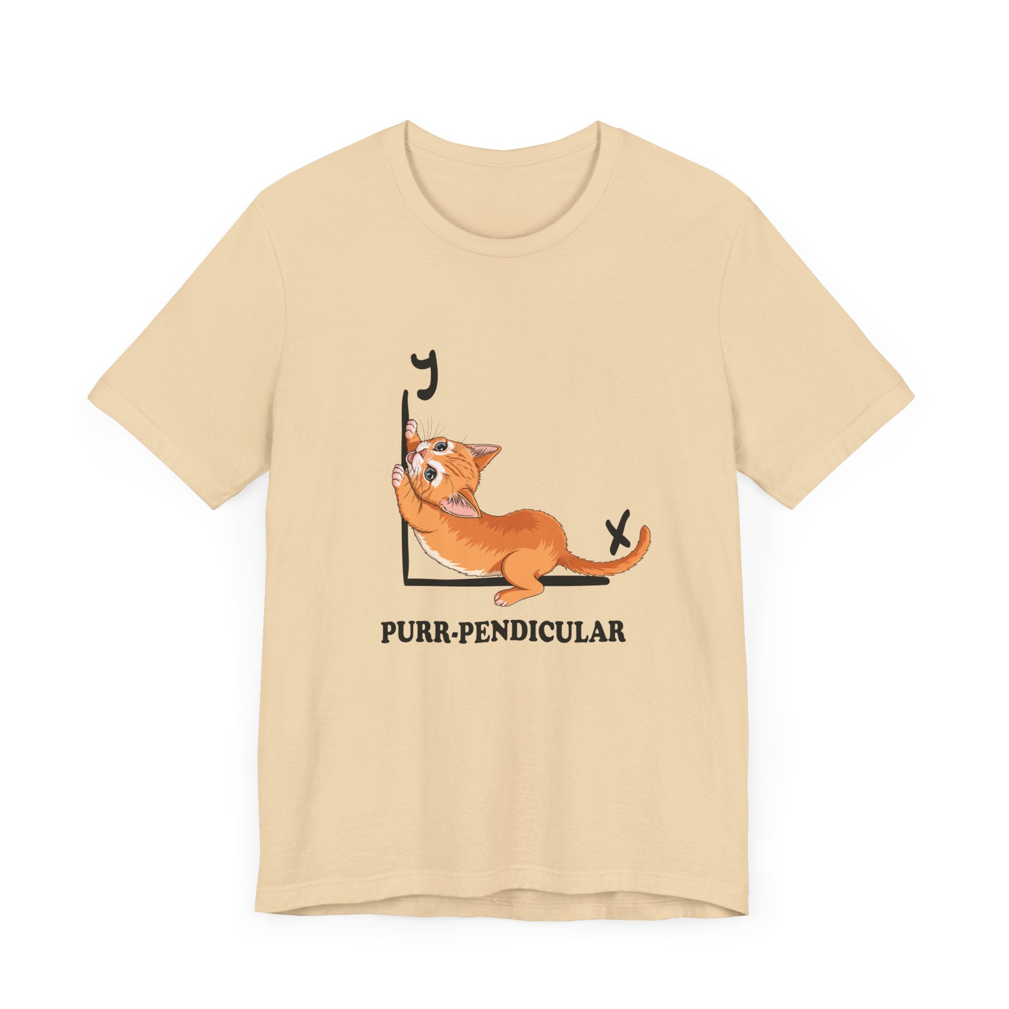 Pendecular Math Cat Pun Shirt – Purr-pendicular Perpendicular Lines Graphic ...