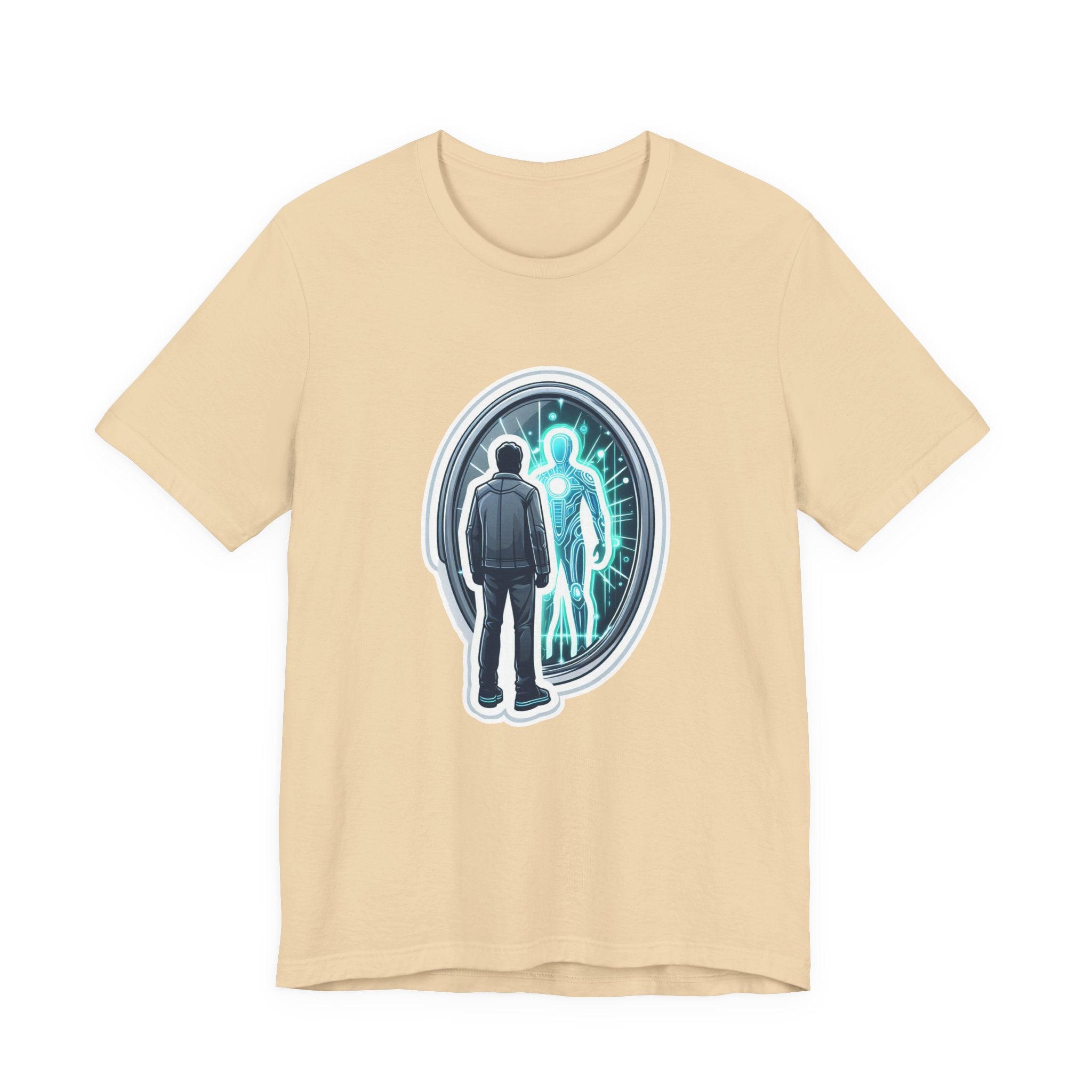 The Other Me is Winning Tshirt – Digital Mirror Reflection Graphic