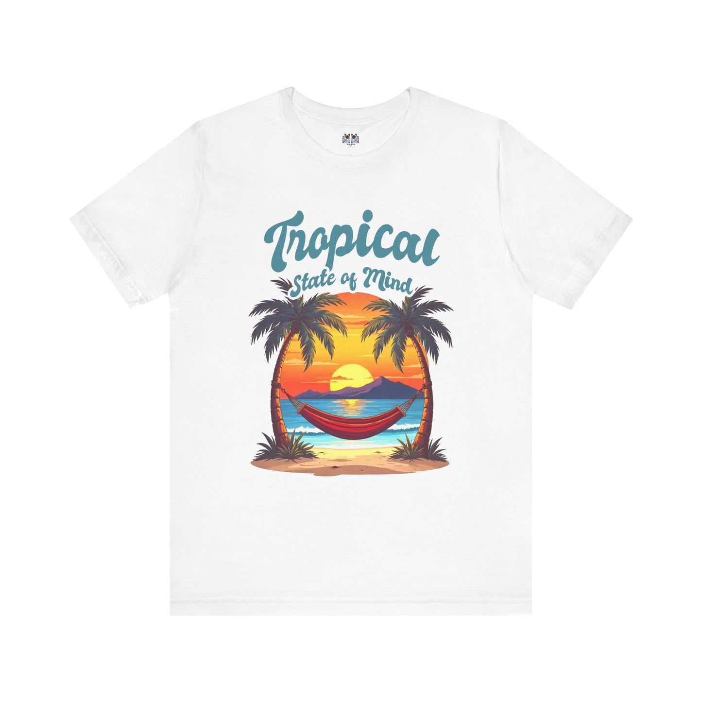 Tropical State of Mind Sunset Hammock Beach T-Shirt