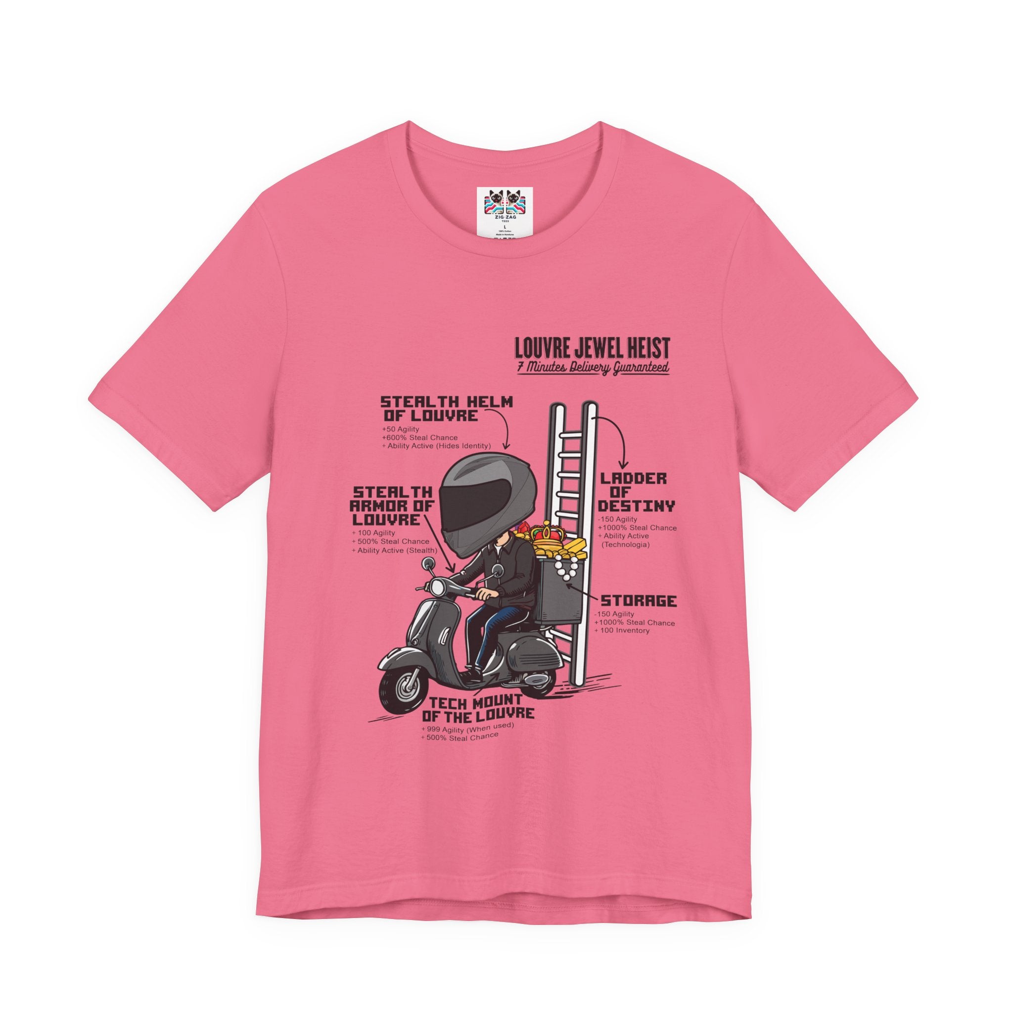 Louvre Jewel Heist – Creative list and essential tools T-Shirt