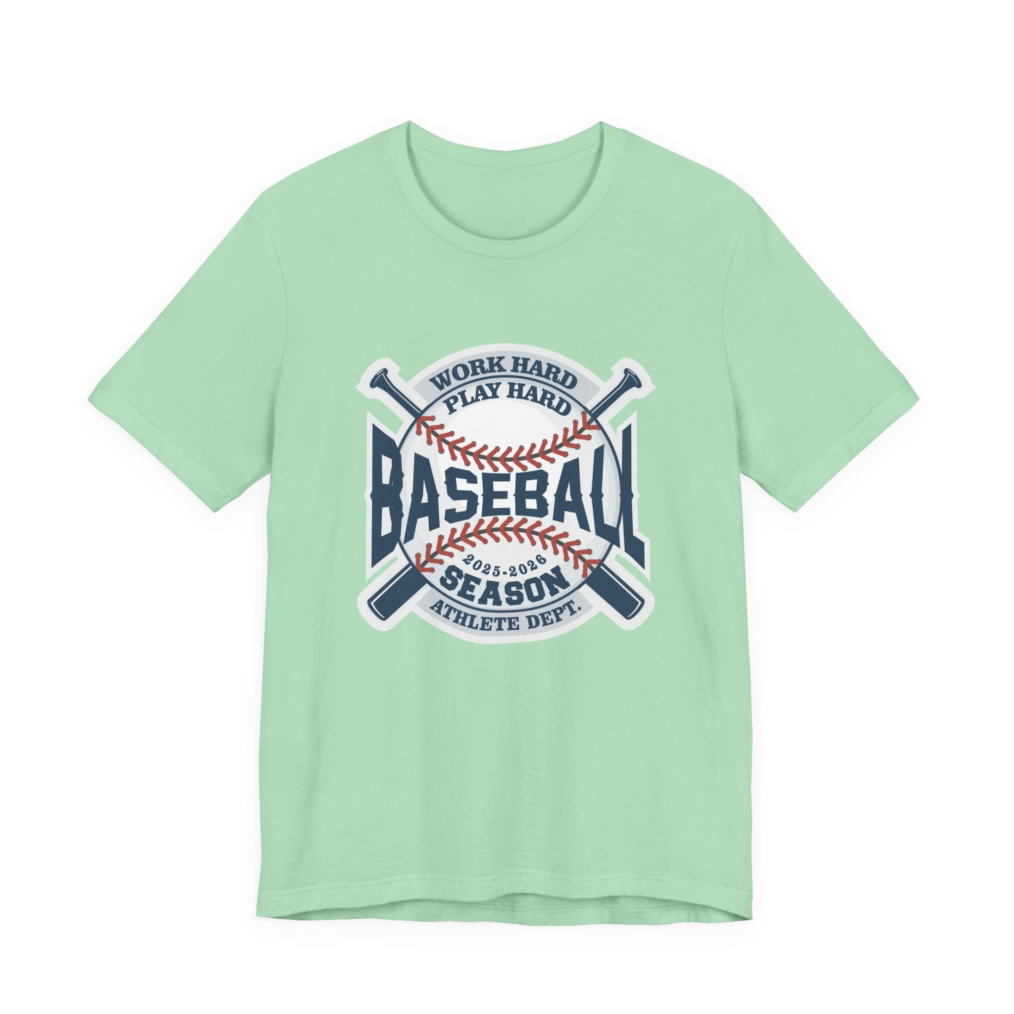 Baseball tshirt - Baseball Work Hard Play Harder Tshirt Large Baseball and Bat Graphic 2025-2026 Season