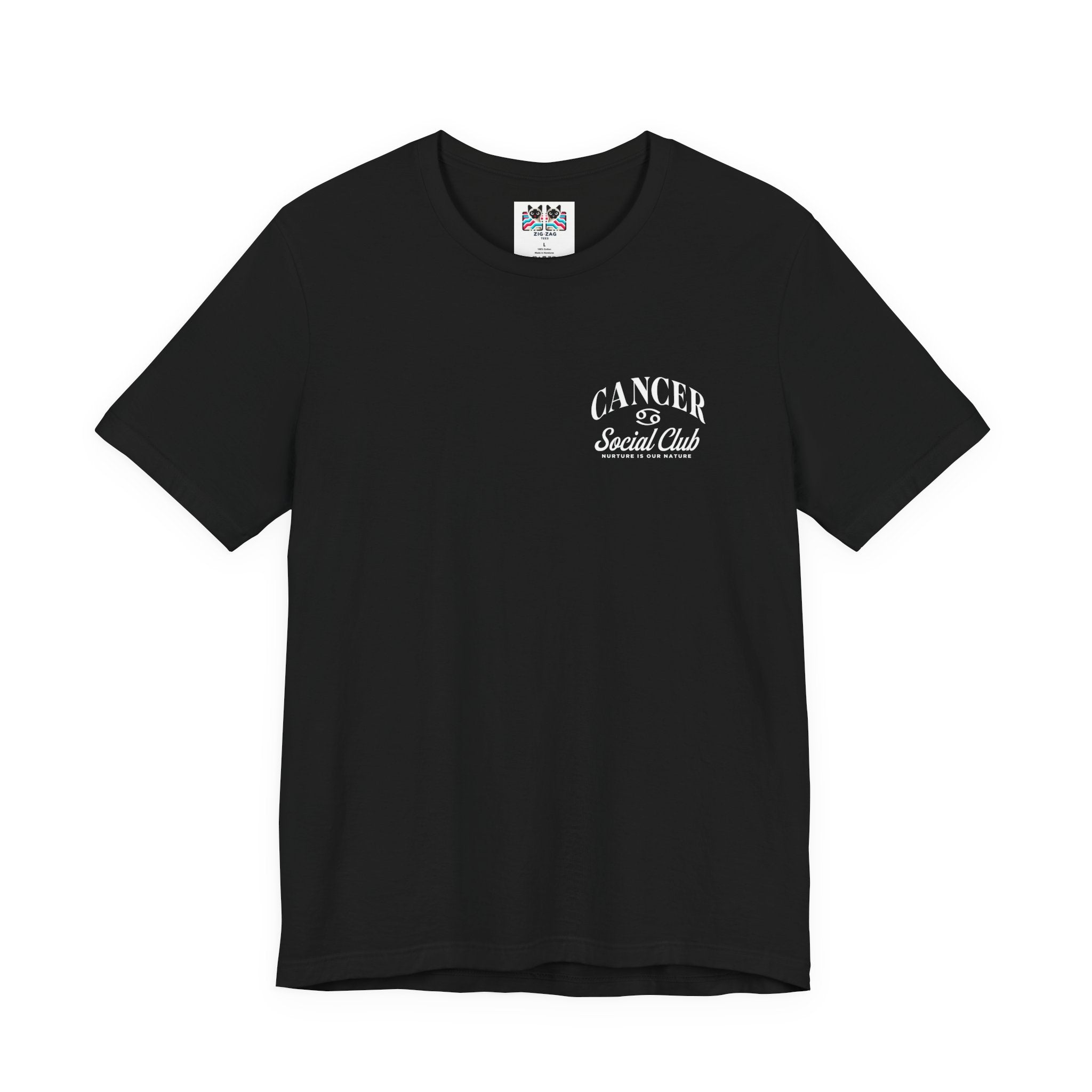 Cancer Social Club T-Shirt – Nurture Is Our Nature Zodiac Design
