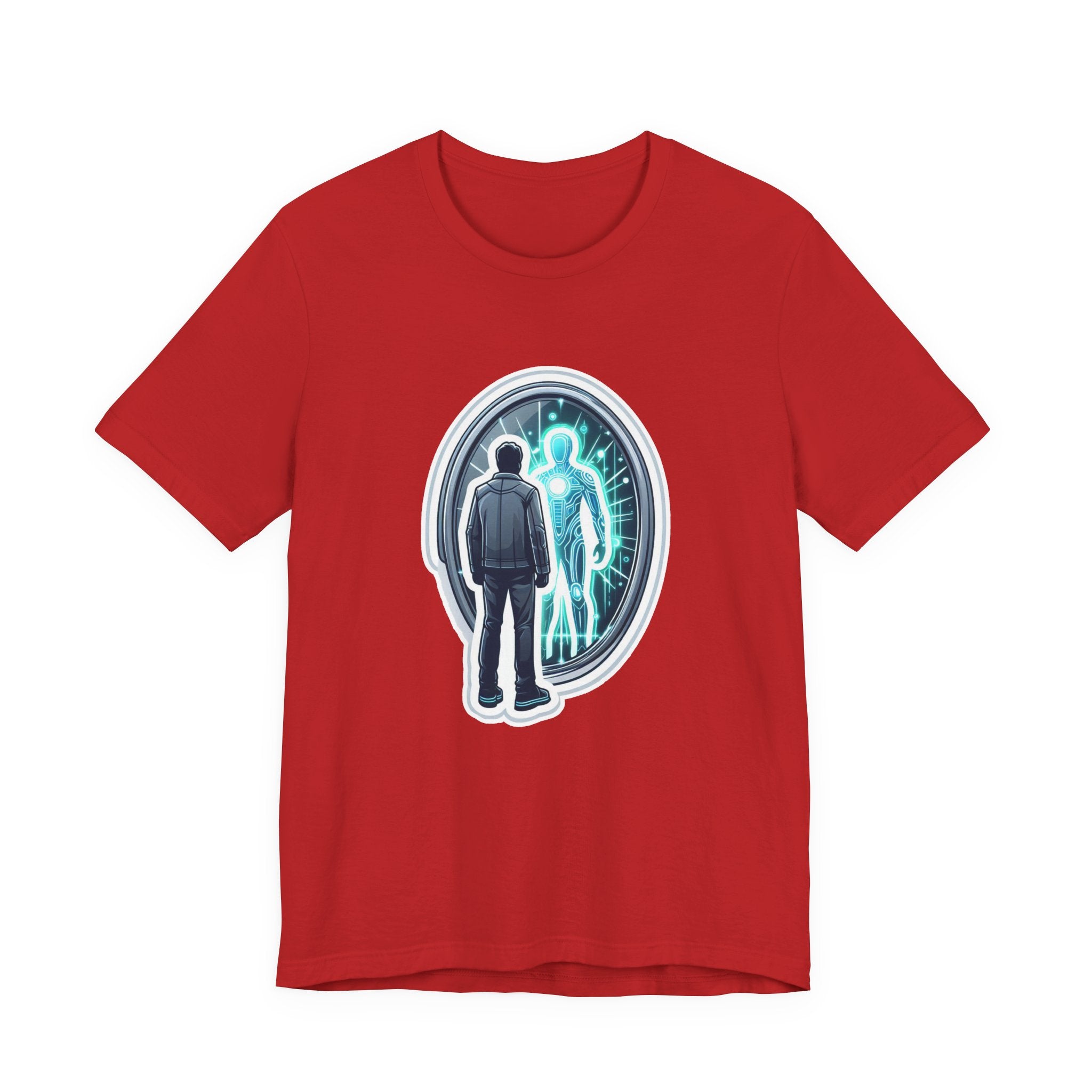 The Other Me is Winning Tshirt – Digital Mirror Reflection Graphic