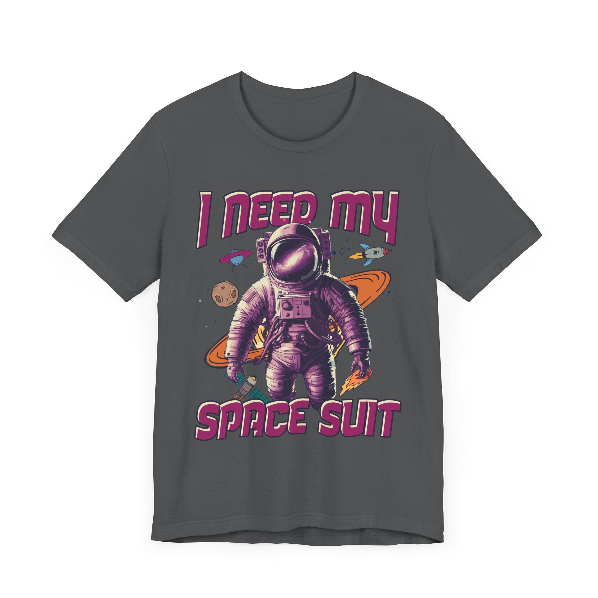 I Need My Space Suit Astronaut Introvert Humor T-Shirt