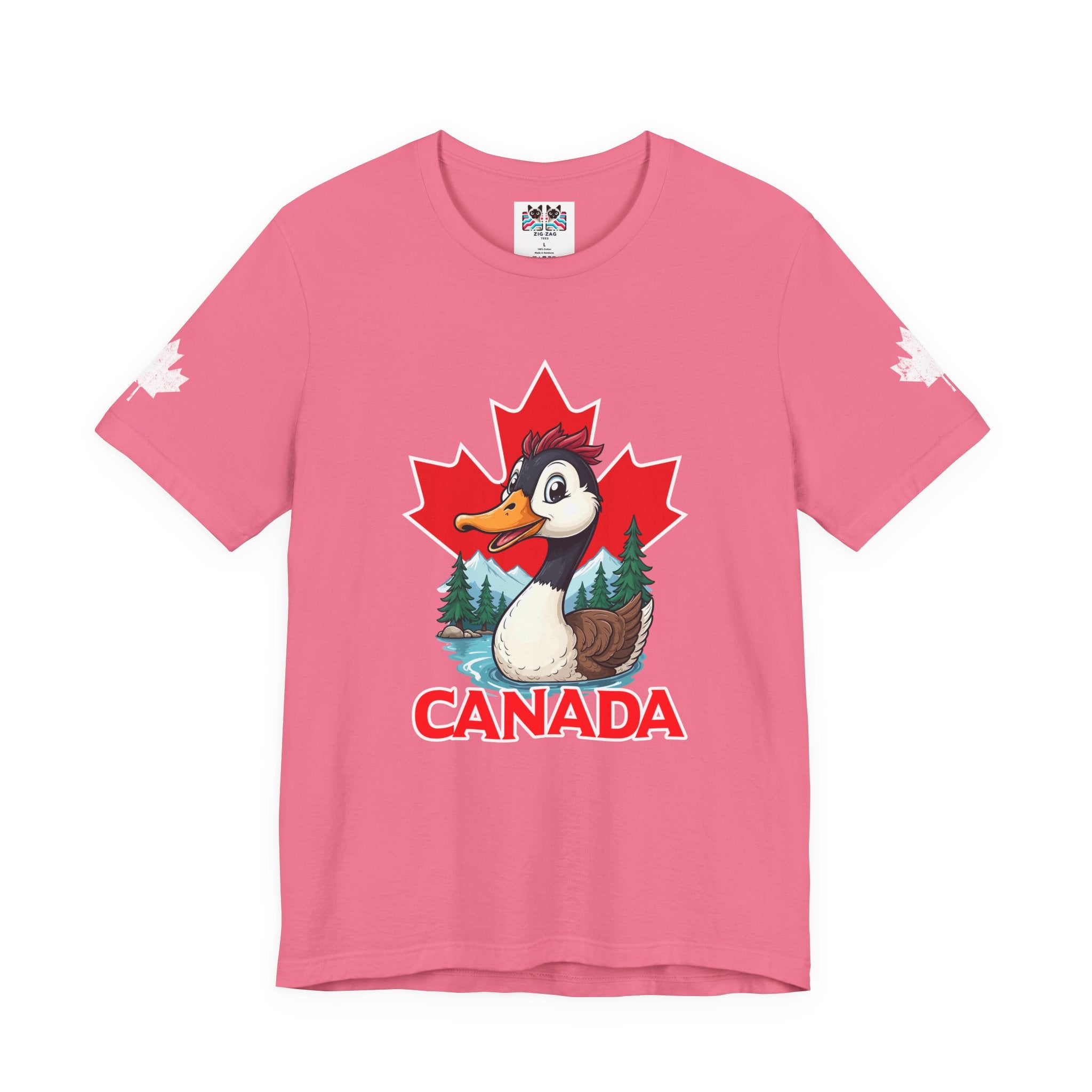 Canada Maple Duck Cartoon T-Shirt