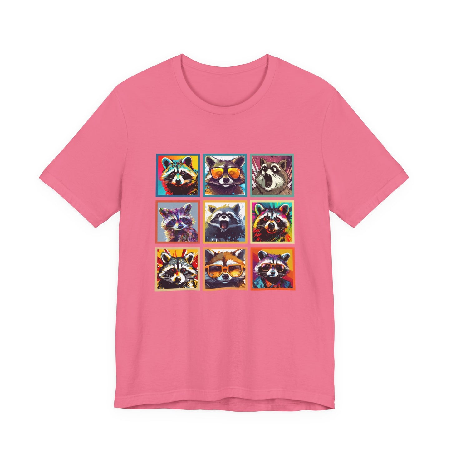 Cool Raccoons Pop Art Tshirt – Nine Funky Bandits