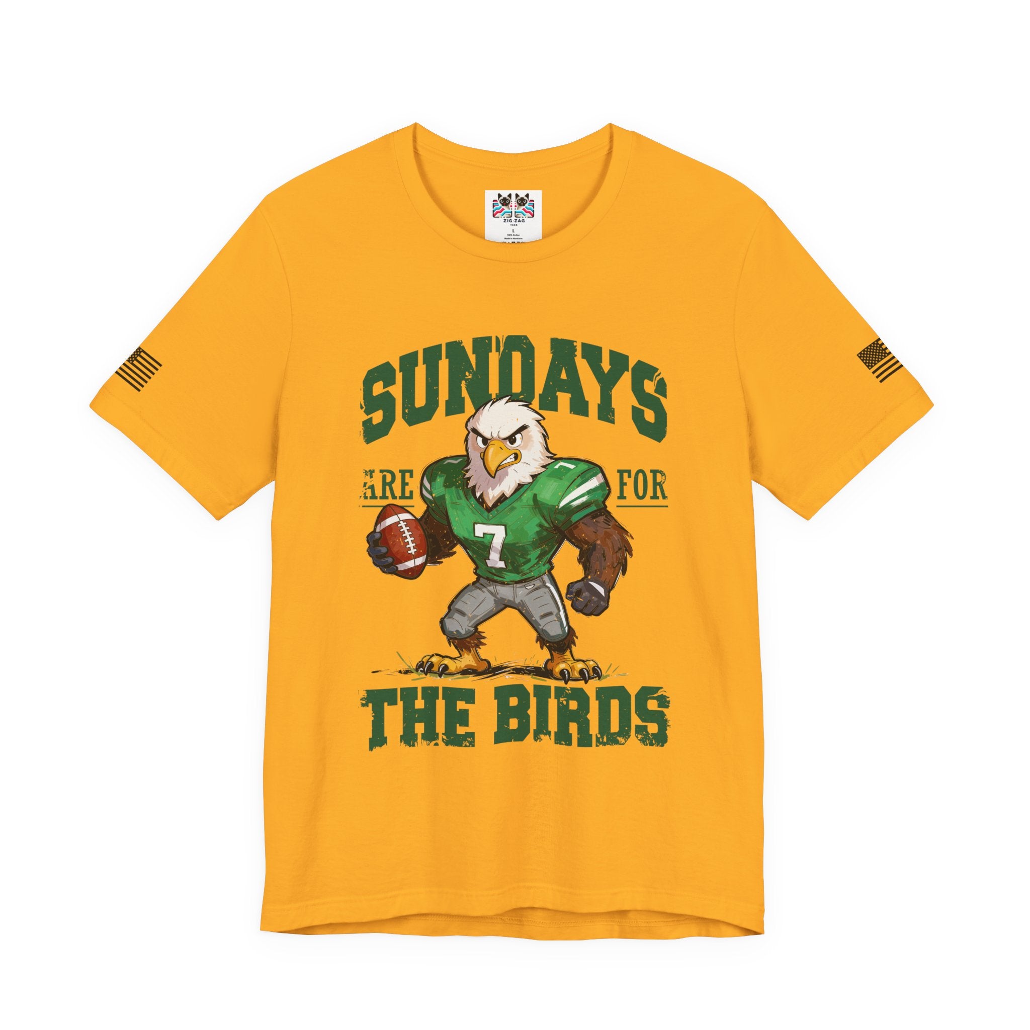 Sundays Are for the Birds T-Shirt – Eagle Football Mascot Cartoon Graphic Tee Philadelphia Fan