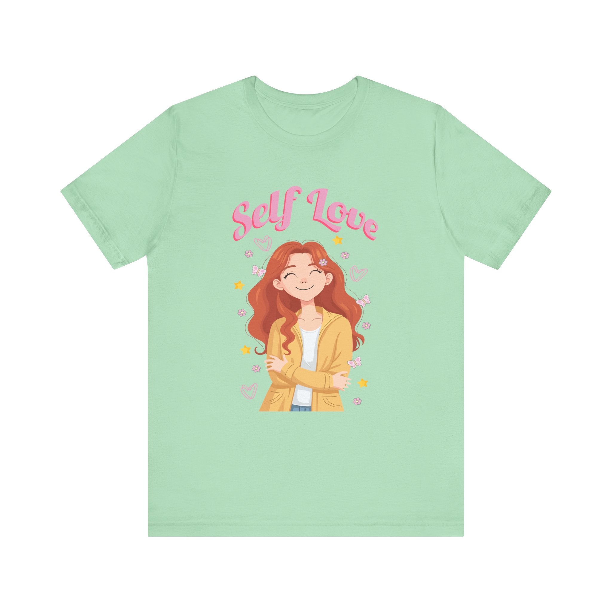 Self Love Official Graphic Statement Tee for Mindful Souls, Inner Peace Seekers, and Confidence Builders Who Radiate Self Respect
