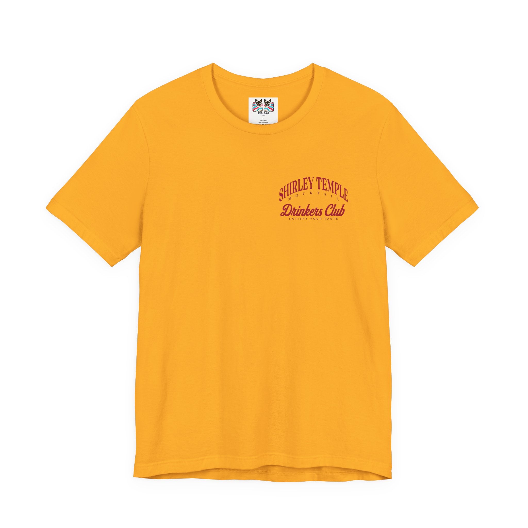 Shirley Temple Mocktail Drinkers Club Tshirt – Satisfy Your Taste