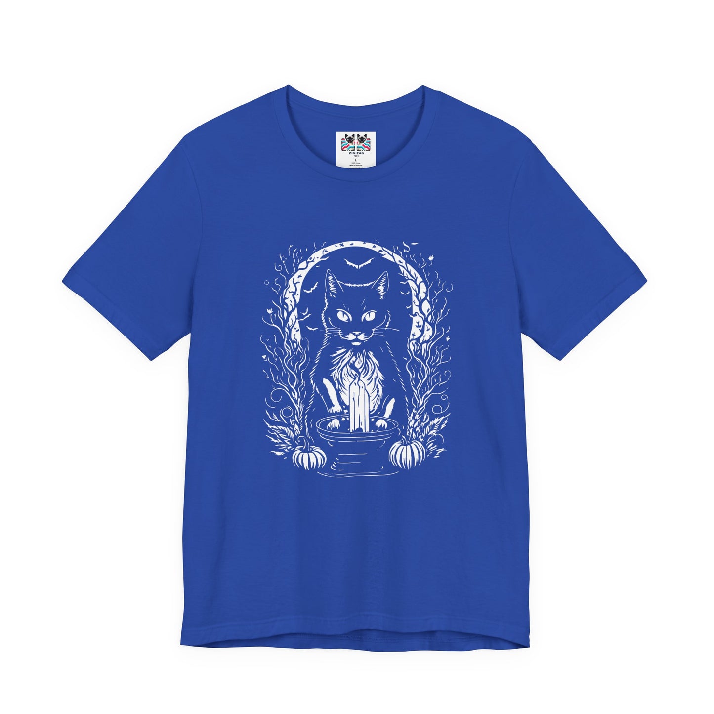 Witchy Black Cat Moon Candle Magic T-Shirt