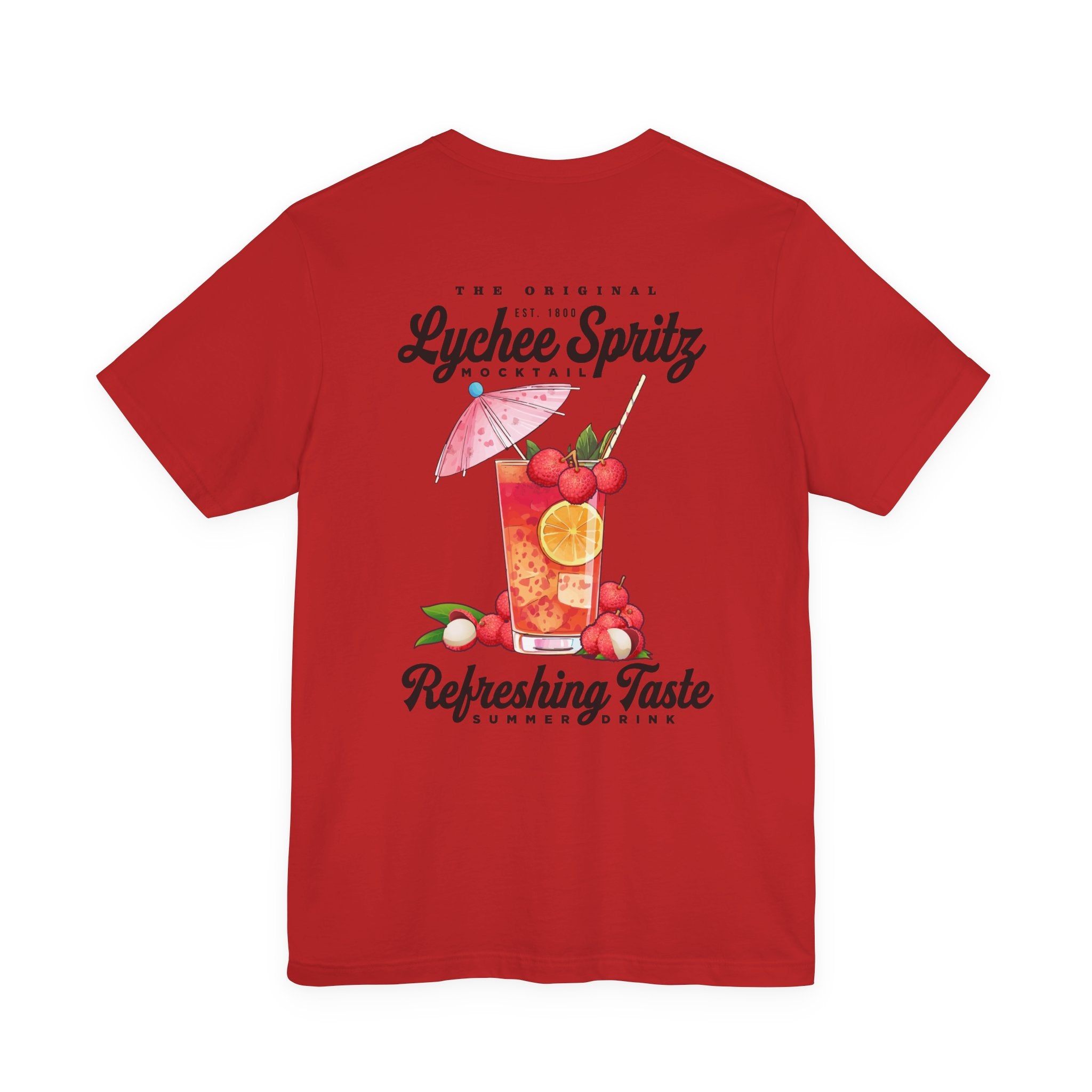 Lychee Spritz Mocktail T-Shirt – Featuring Refreshing Summer Drink Graphic