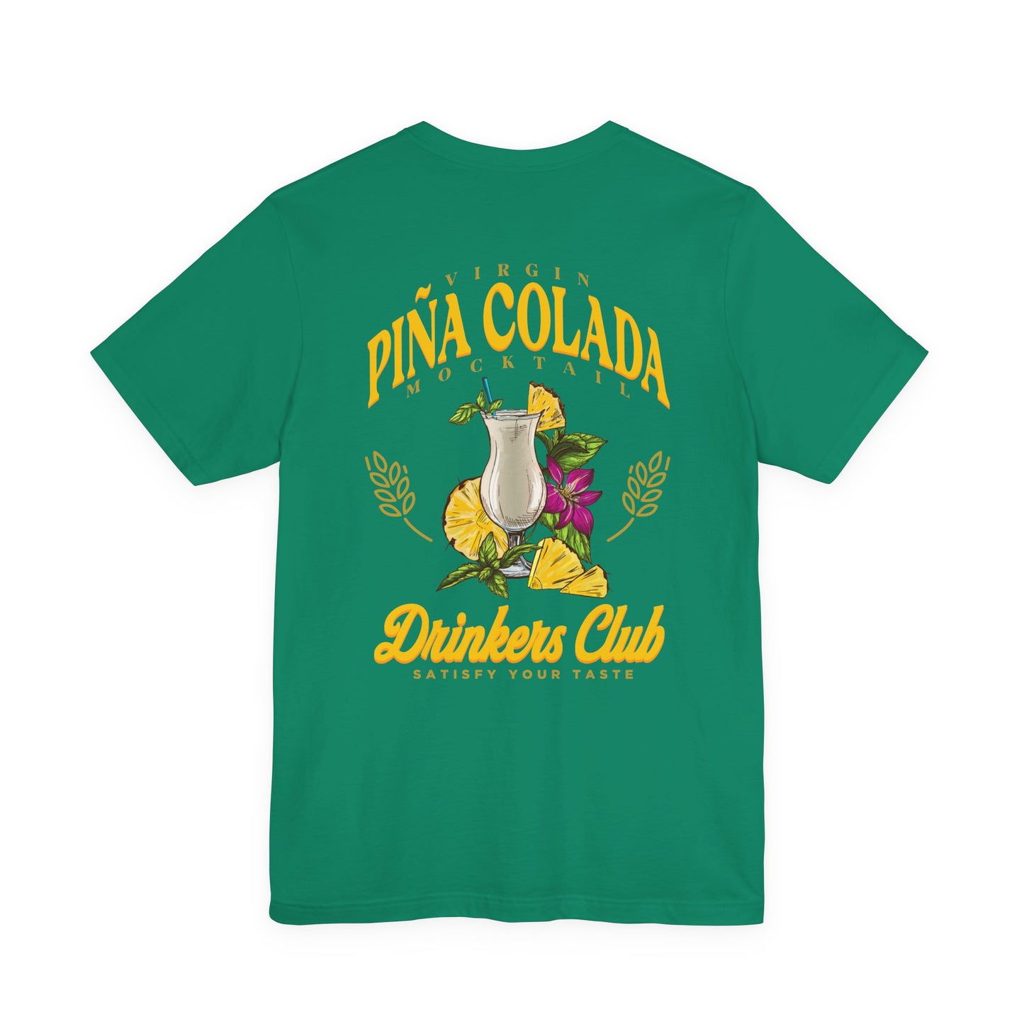 Virgin Pina Colada Mocktail Drinkers Club Tshirt – Satisfy Your Taste