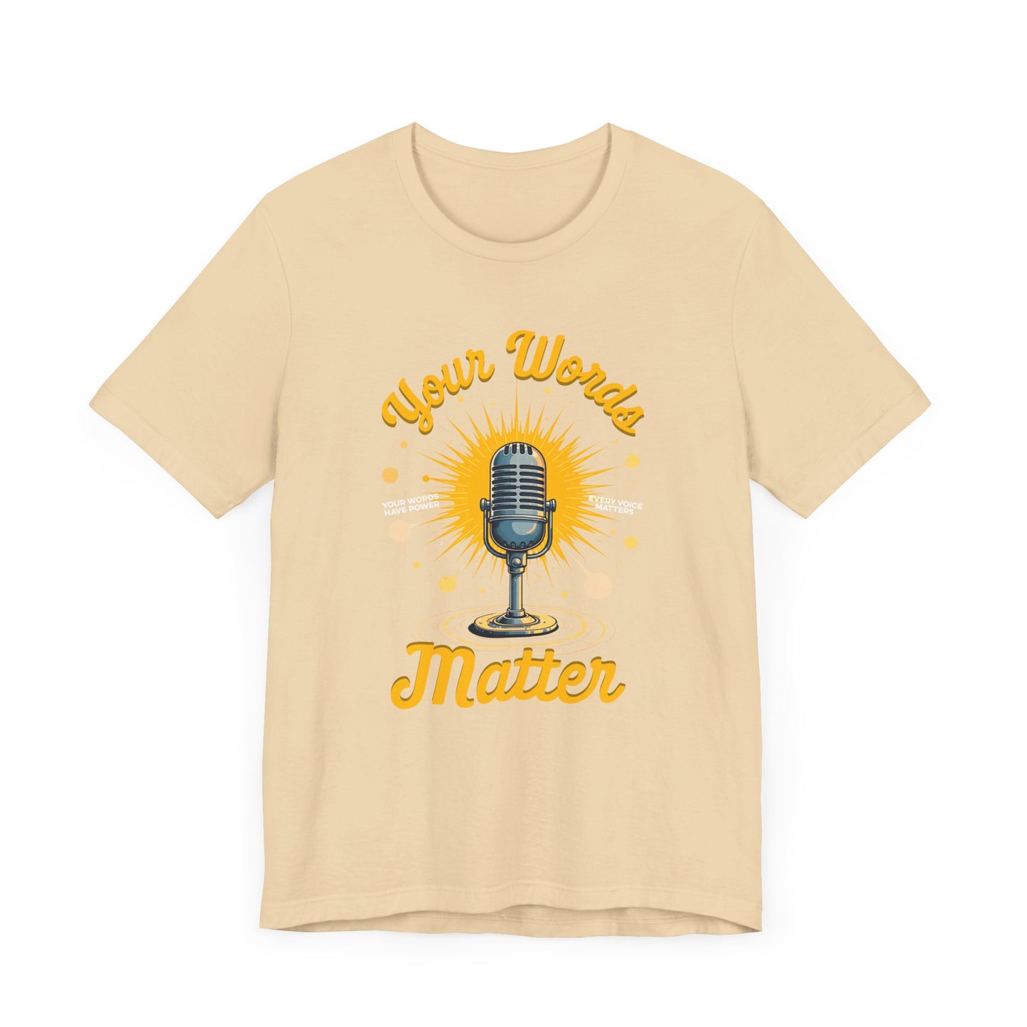 Your Words Matter Tee, Mental Health Awareness Shirt, Positive Speech Graphic, Kindness Reminder Top, Empathy Gift