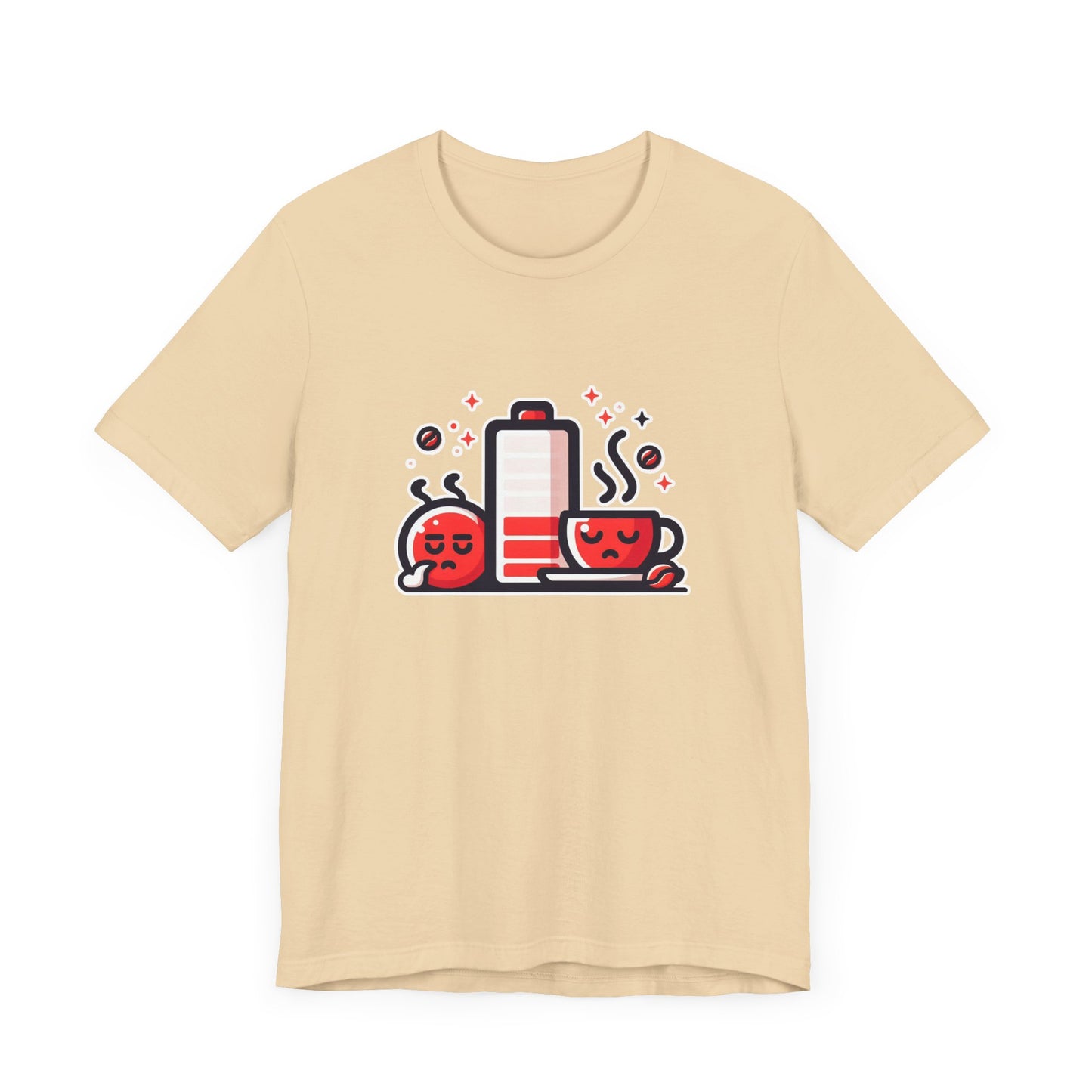 Low Battery | Need Coffee Graphic T-Shirt