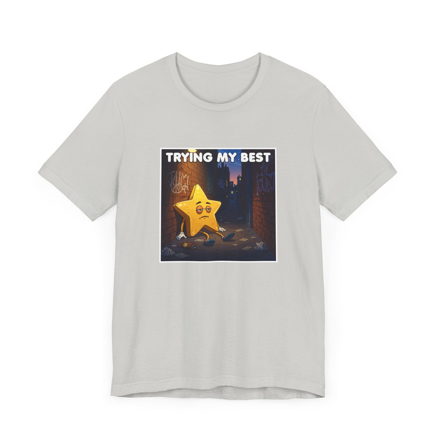 Trying My Best It’s Not Much Tee, Low Effort Humor Shirt, Honest Mood Graphic Tee, Funny Bare Minimum Top, Lazy Relatable Gift