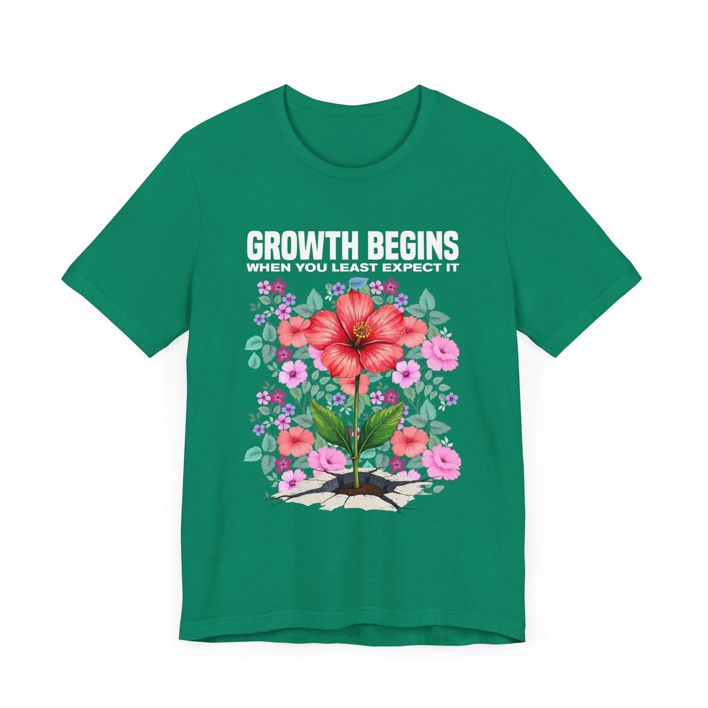 Bloom Where You Are Planted Tee, Inspirational Quote Shirt, Personal Growth Top, Garden Life Tee, Flourish Message Gift