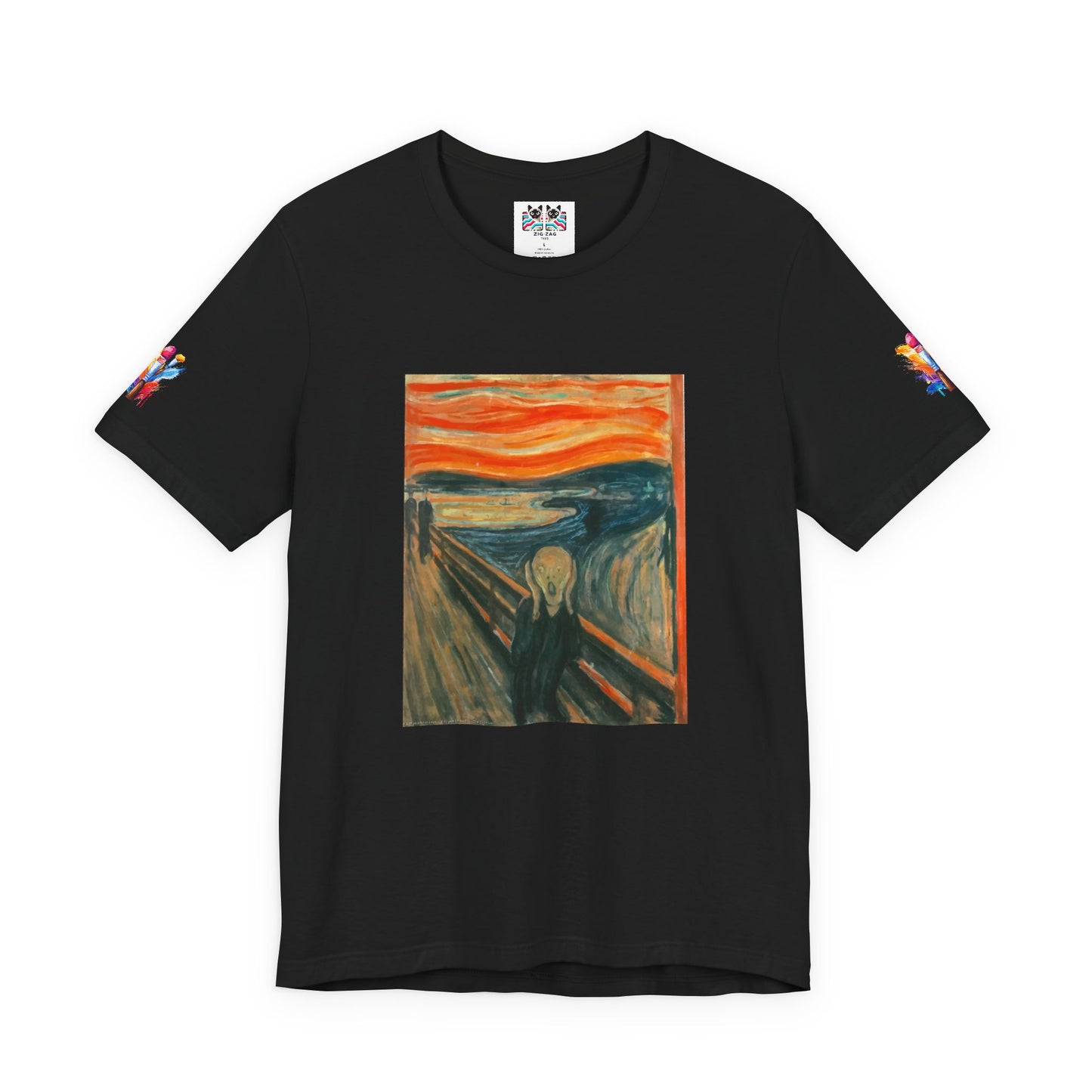 The Scream Art T-Shirt – Edvard Munch Expressionist Masterpiece Graphic Tee