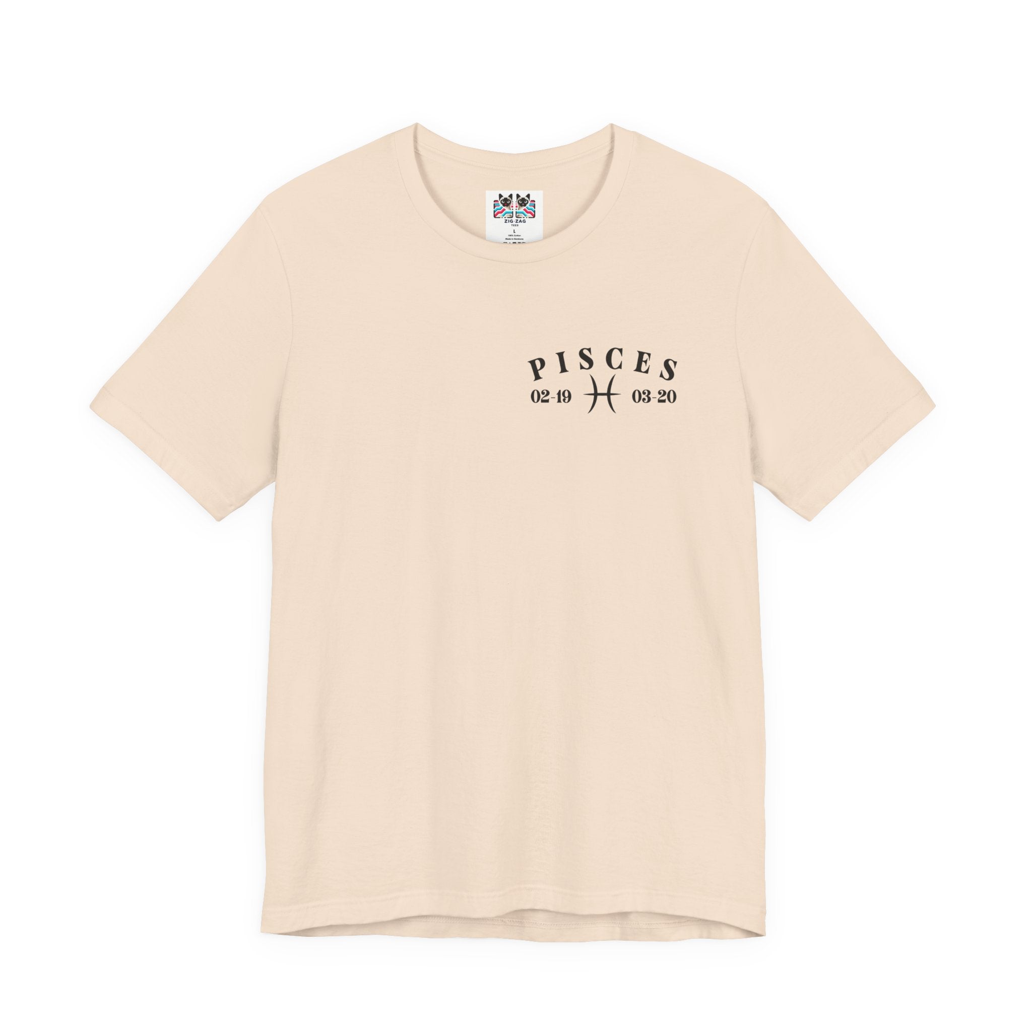 Pisces Constellation & Floral Zodiac T-Shirt – February 19 to March 20