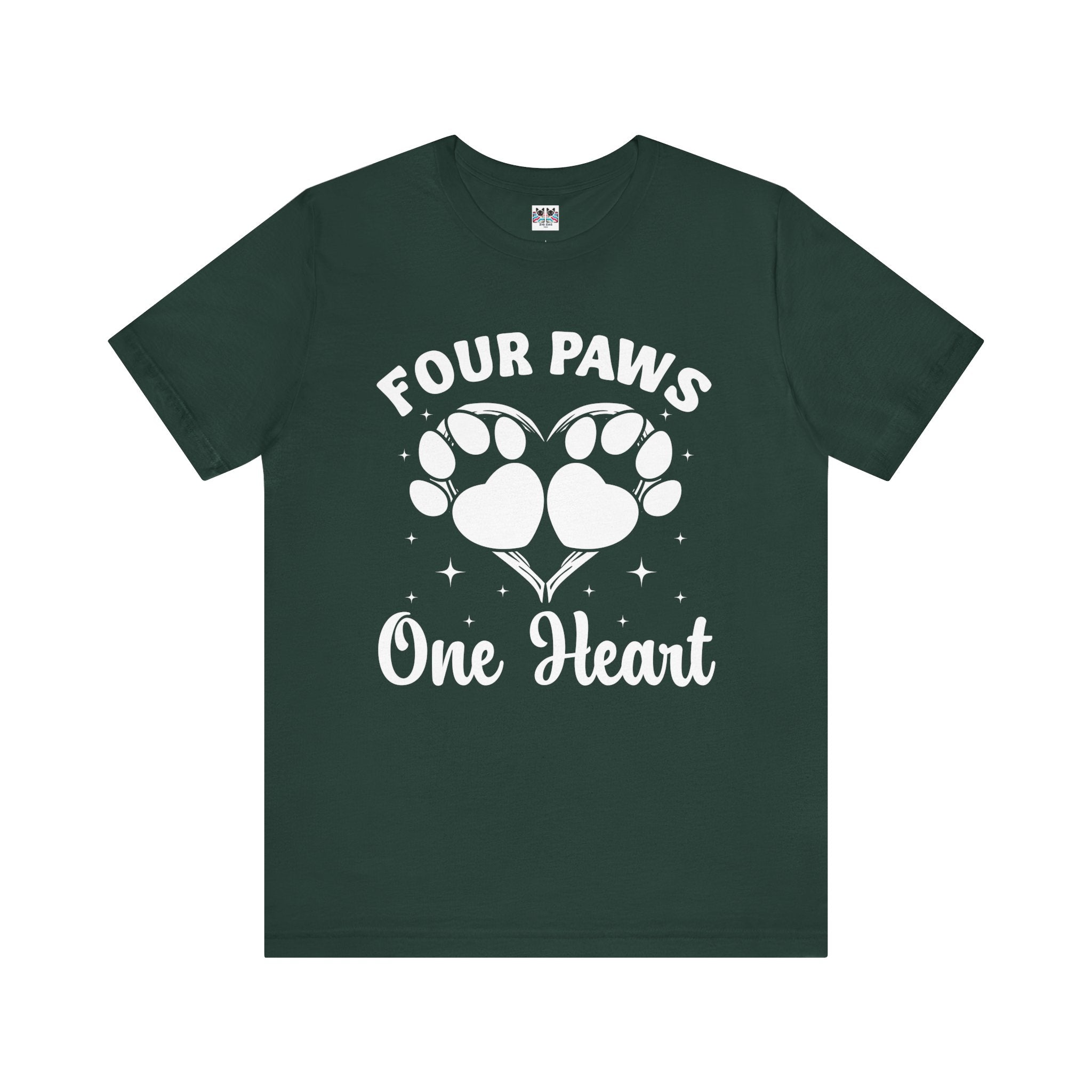 Four Paws, One Heart T-Shirt